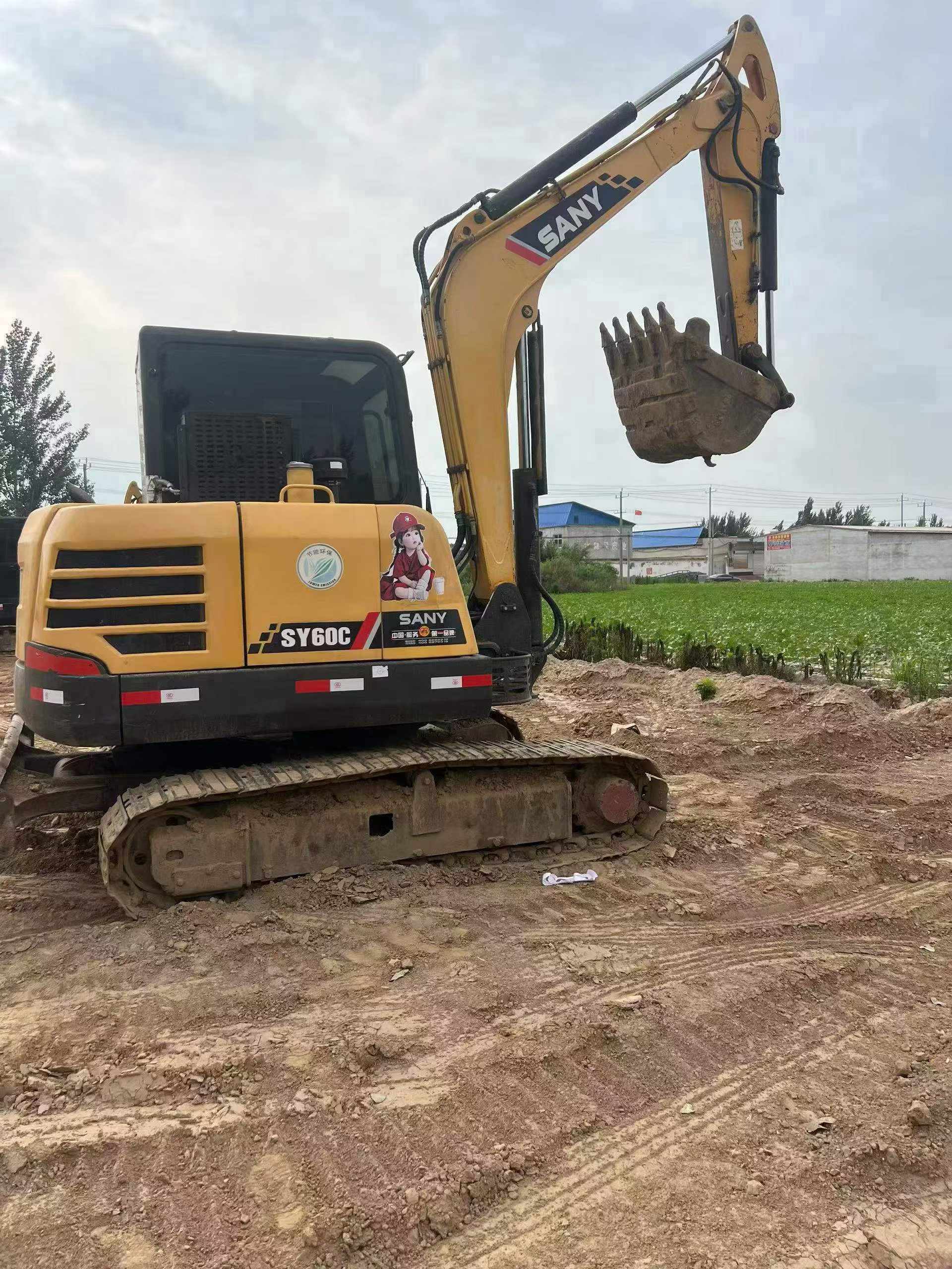 Buy Sany SY60 Used Excavator / 3