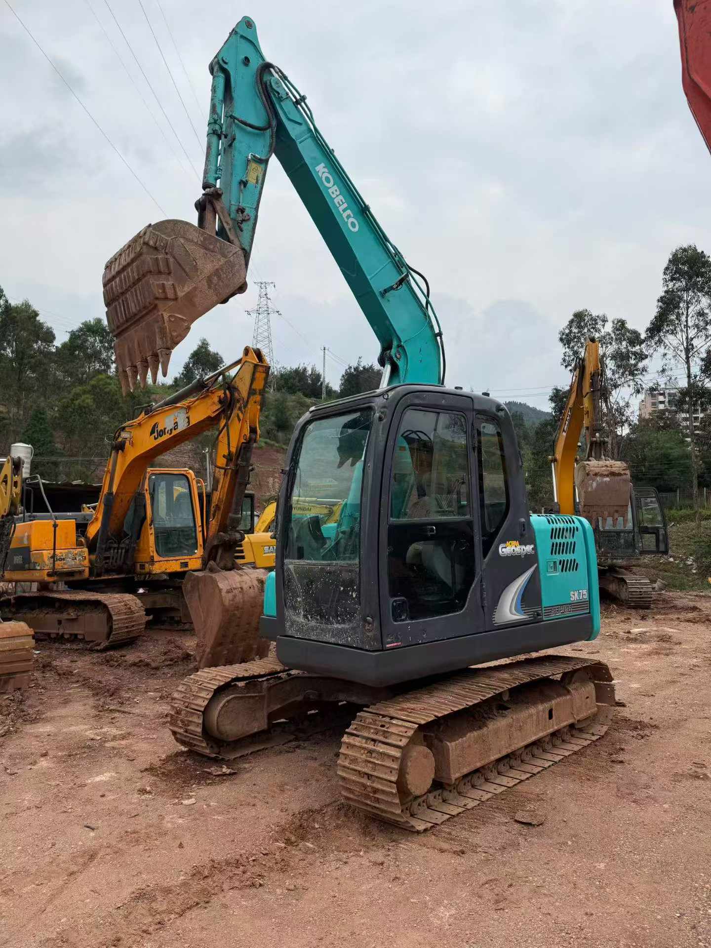 Buy Kobelco SK75 Used Excavator / 8