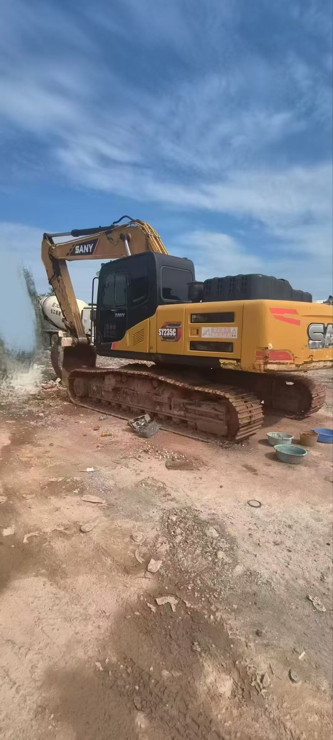 Buy Sany SY235C-8 Used Excavator / 4