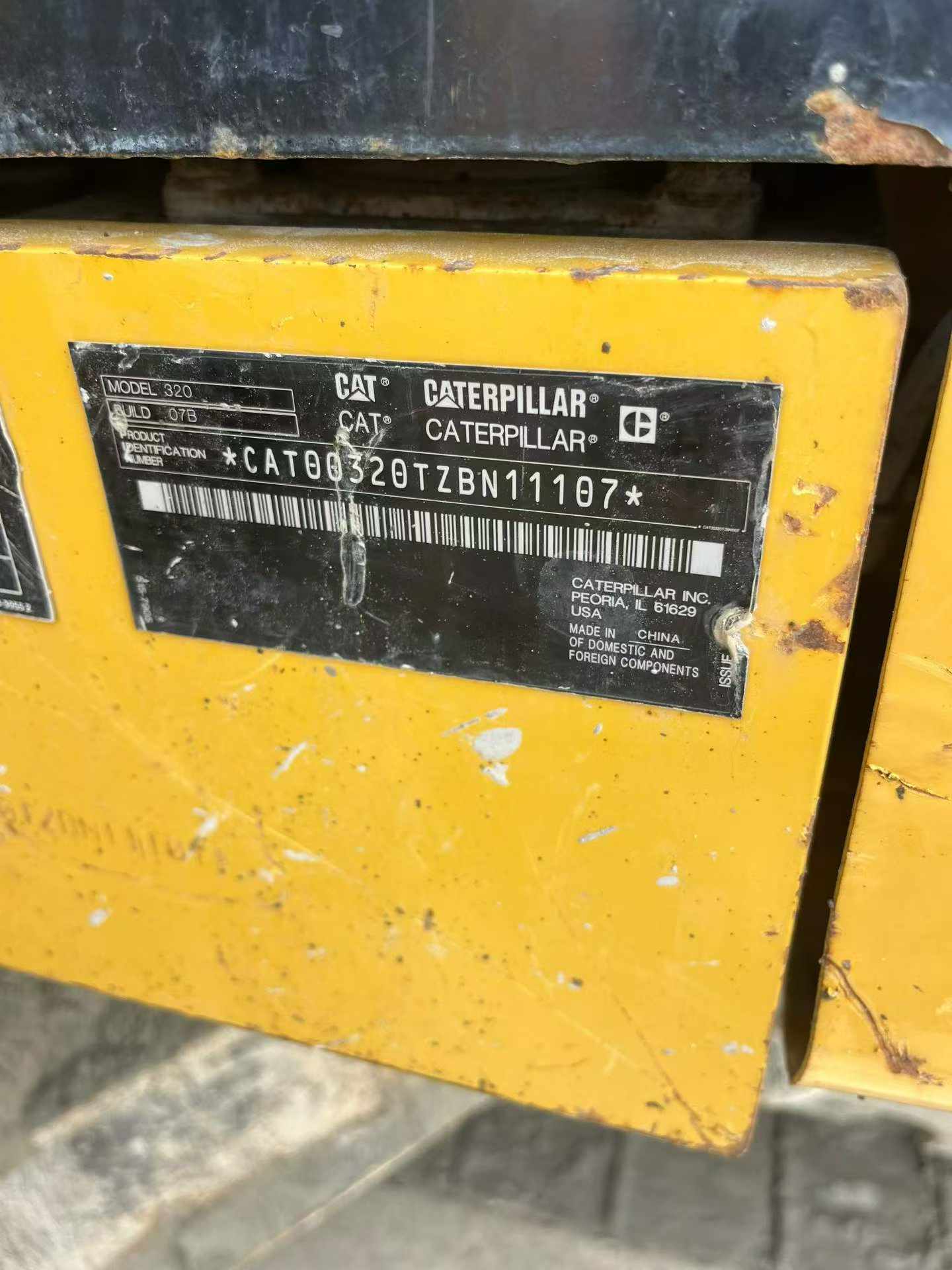 Buy Caterpillar 320A Used Excavator / 7