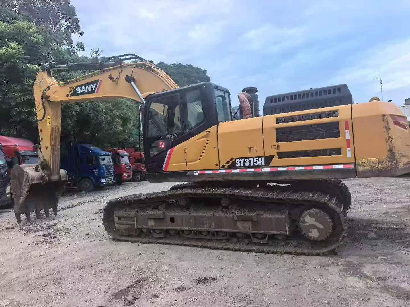 Buy Sany SY375H Used Excavator / 7
