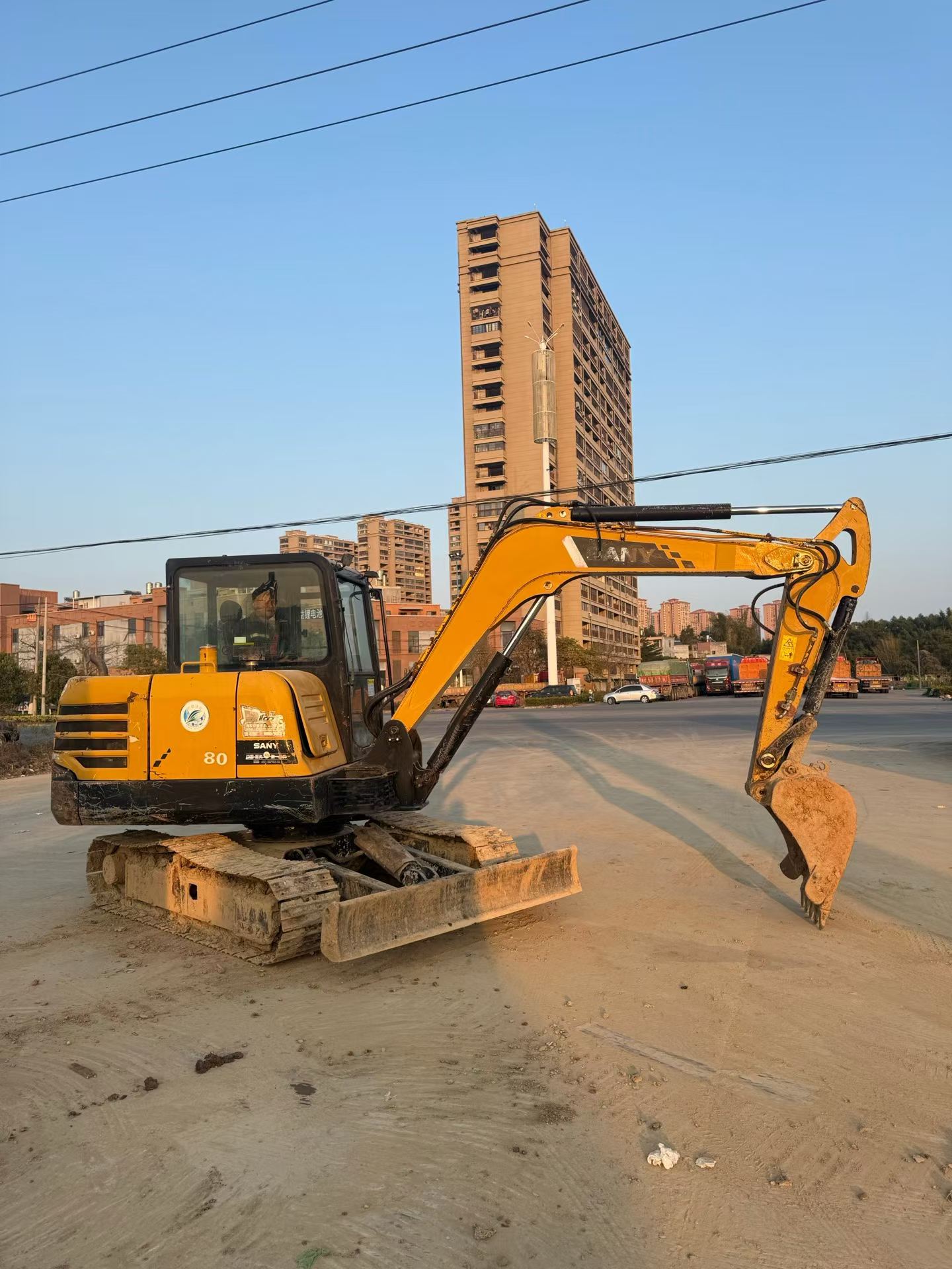 Buy Sany SY55 Used Excavator / 3