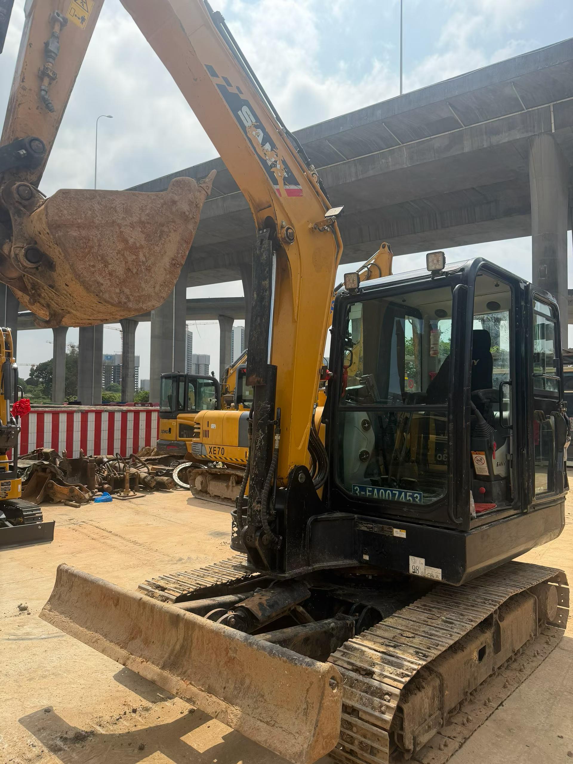 Buy Sany SY55 Used Excavator / 4