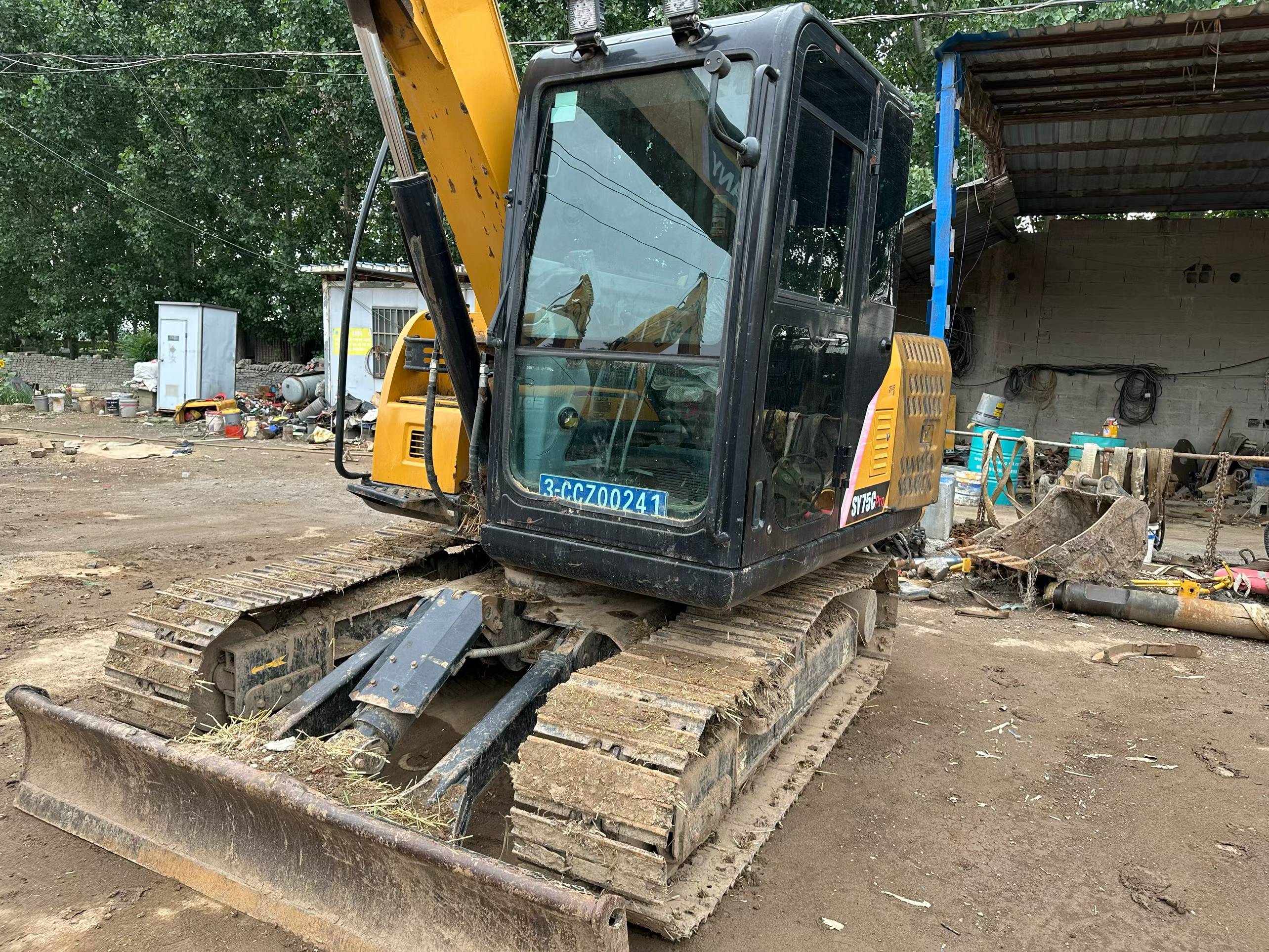 Buy Sany SY75 Used Excavator / 8