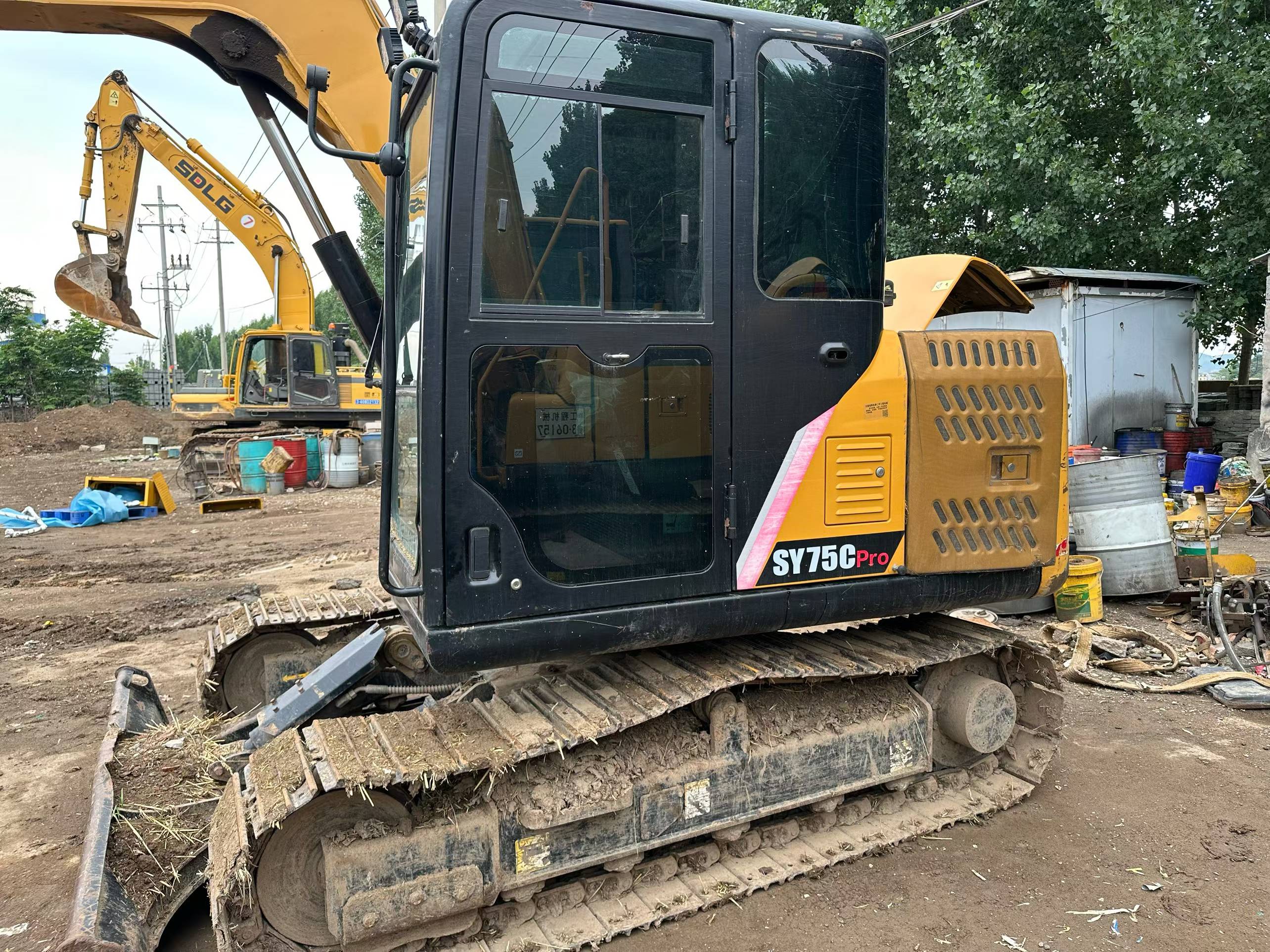 Buy Sany SY75 Used Excavator / 9