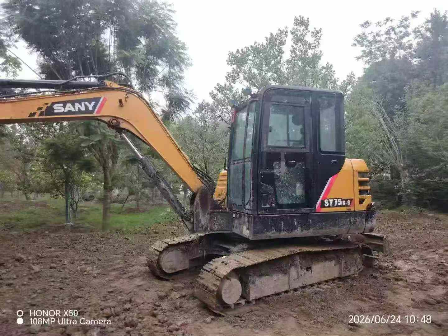 Buy Sany SY55 Used Excavator / 4