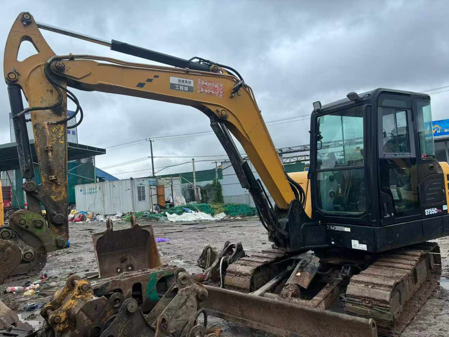 Buy Sany SY55 Used Excavator / 6