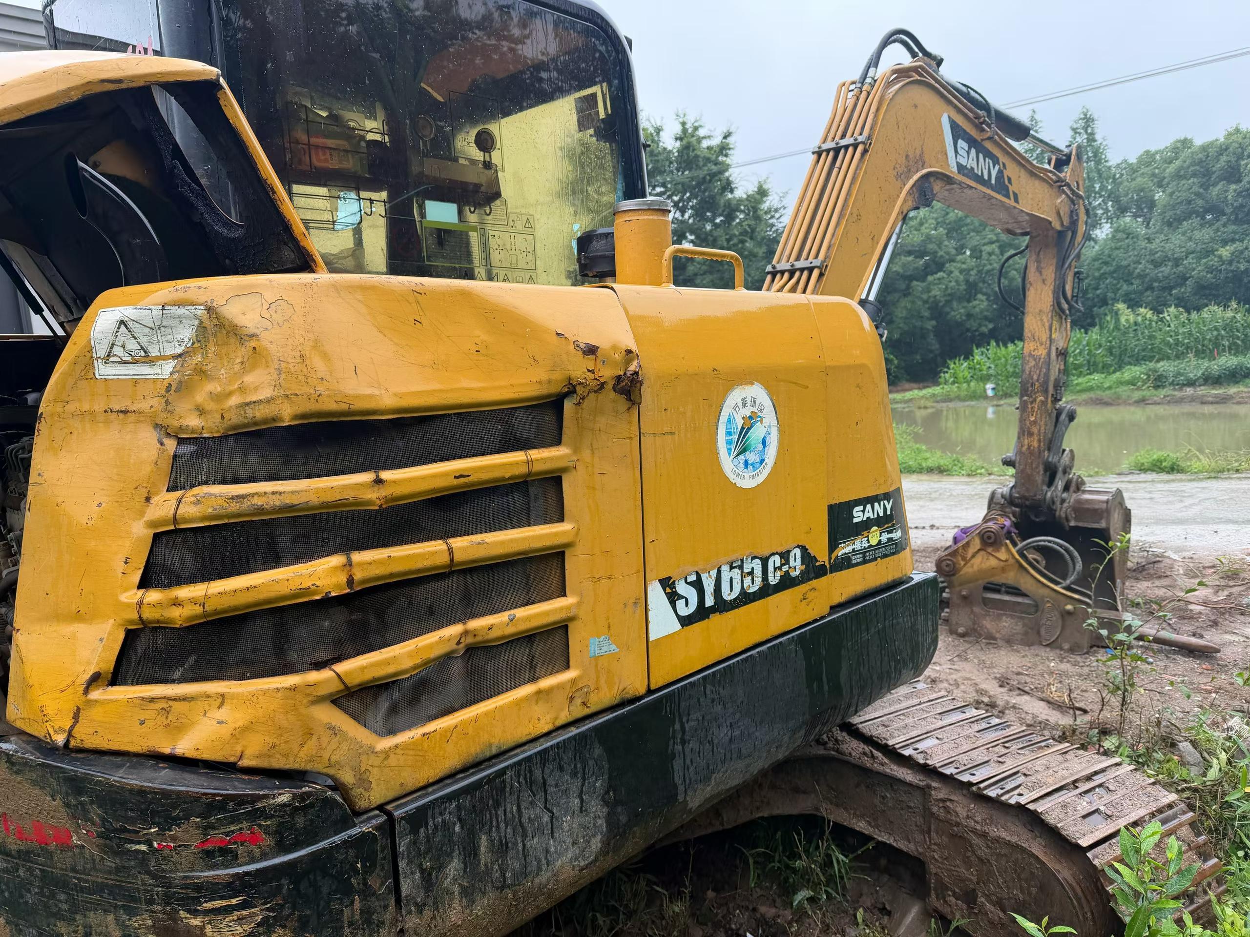 Buy Sany SY55 Used Excavator / 5