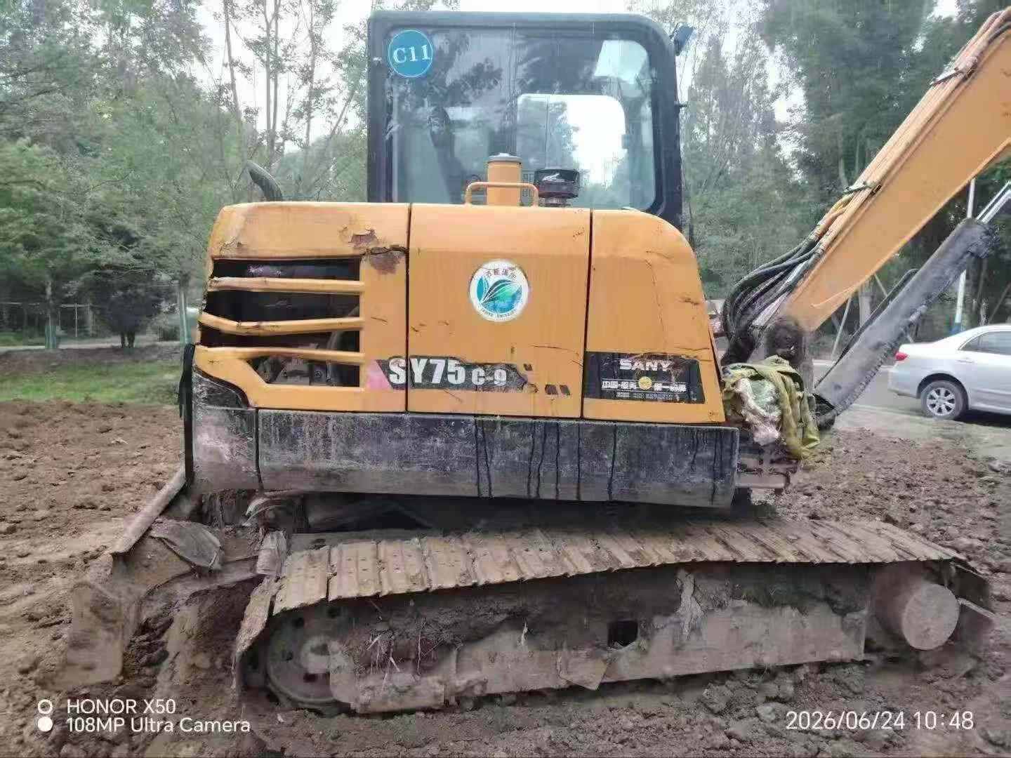Buy Sany SY55 Used Excavator / 3