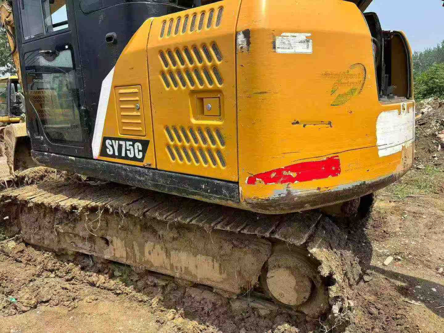 Buy Sany SY75 Used Excavator / 8