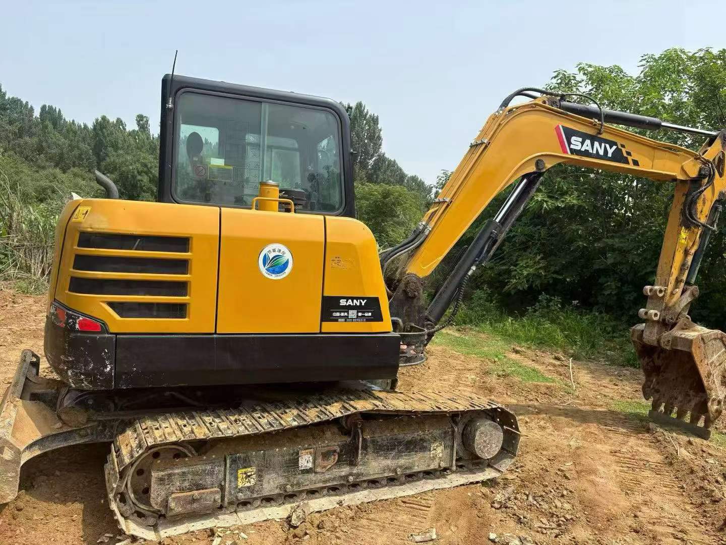 Buy Sany SY55 Used Excavator / 8