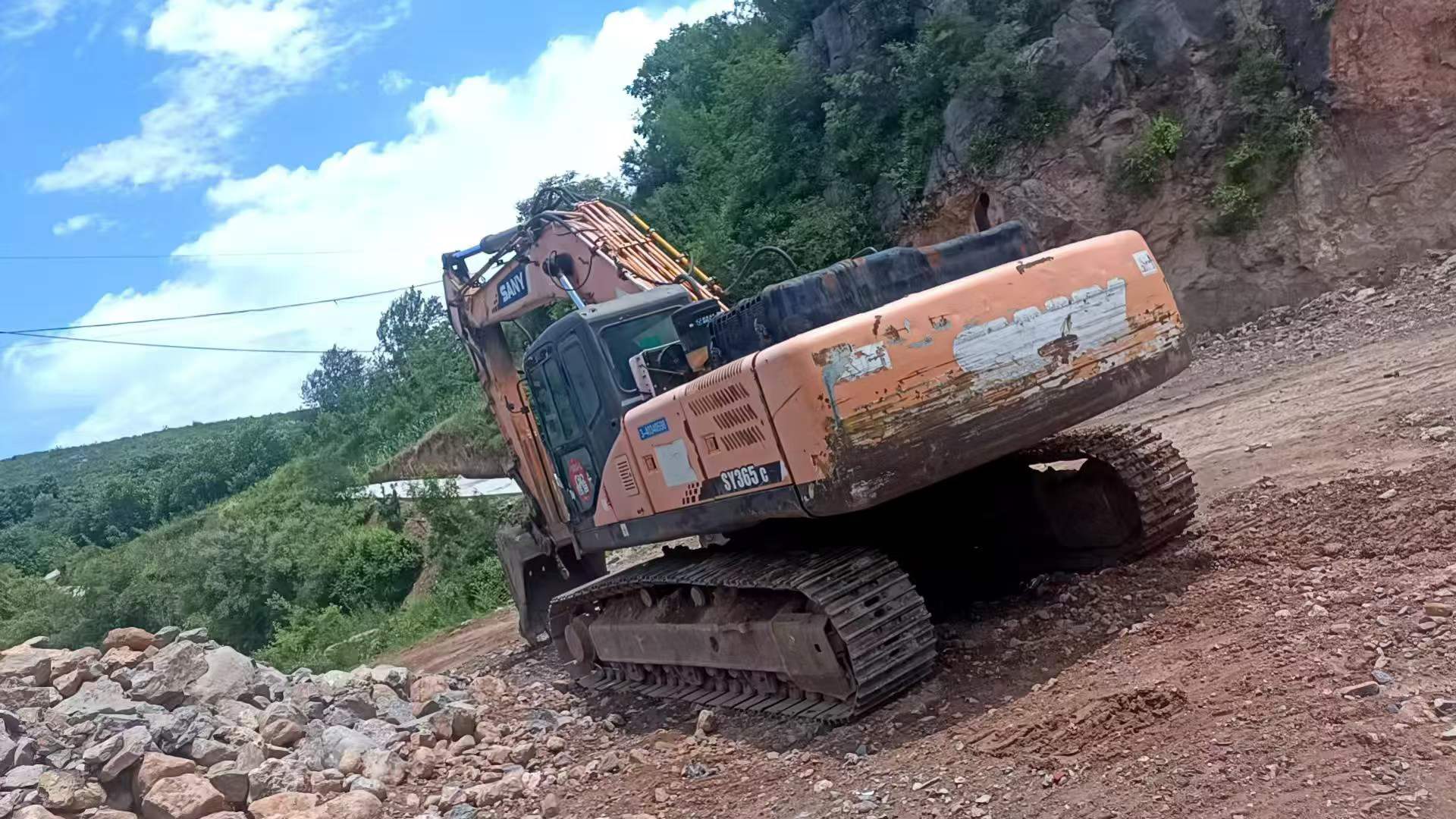 Buy Sany SY335C Used Excavator / 5