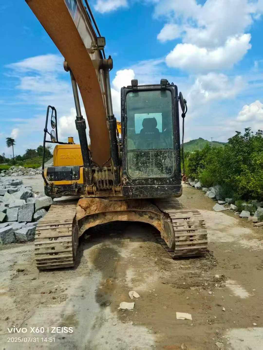 Buy Sany SY135 Used Excavator / 6