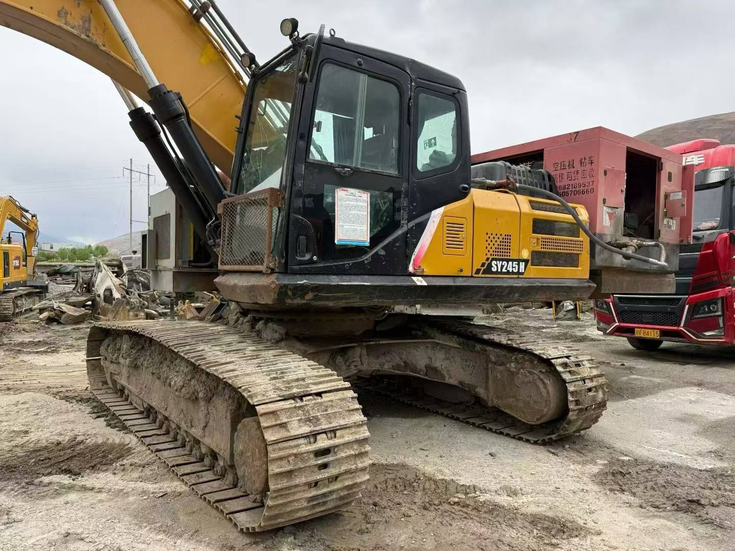 Buy Sany SY245H Used Excavator / 4