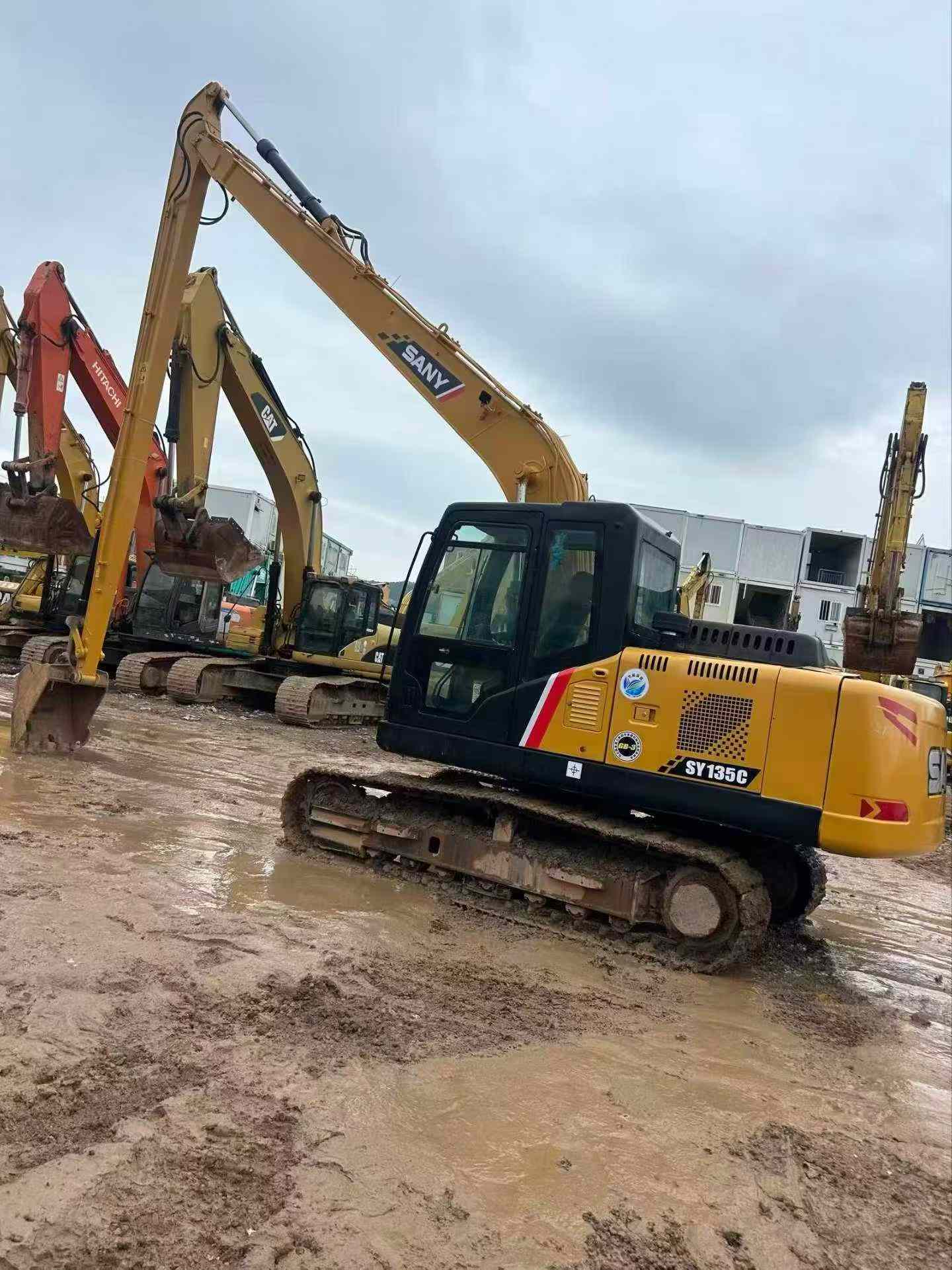Buy Sany SY135 Used Excavator / 3