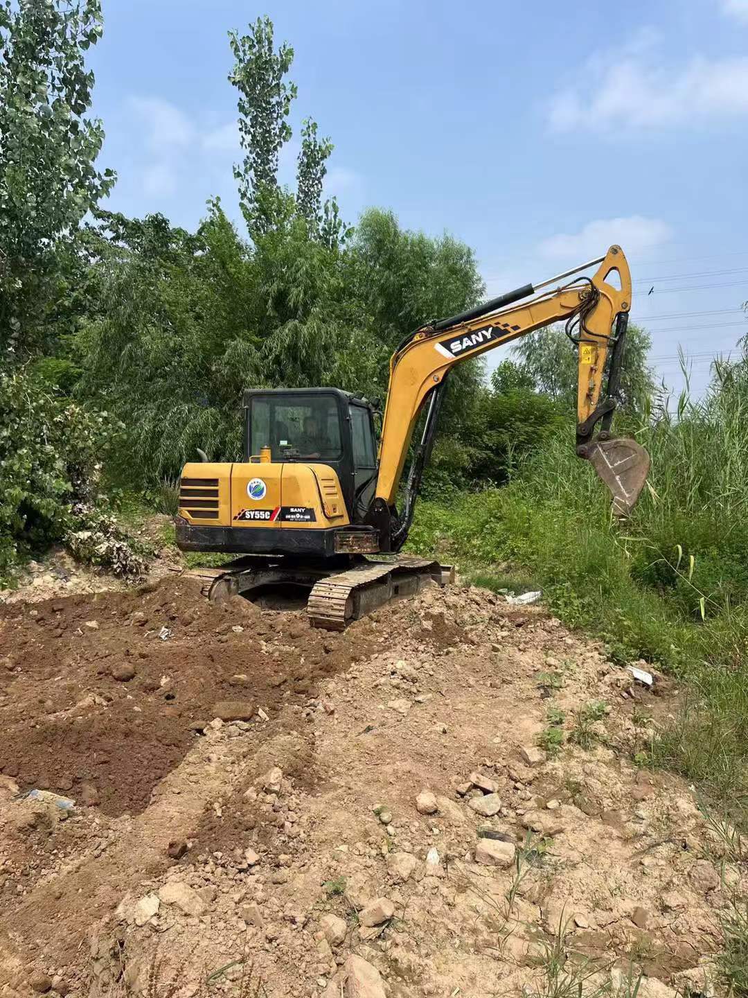 Buy Sany SY55 Used Excavator / 3