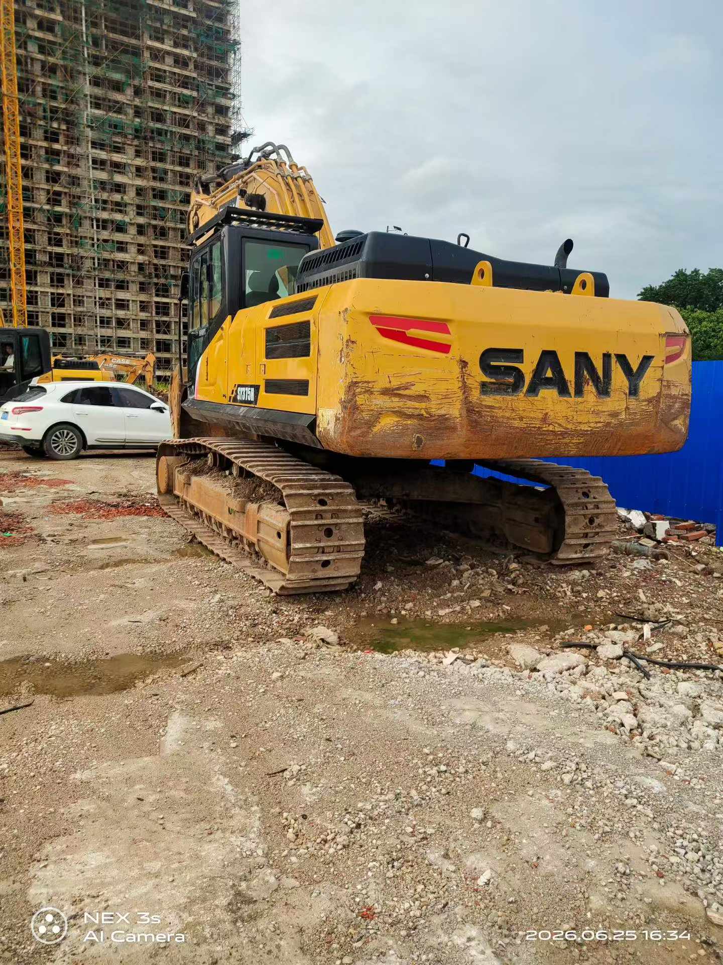 Buy Sany SY375H Used Excavator / 4