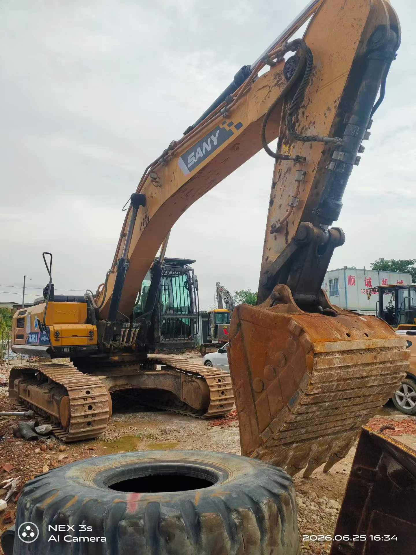 Buy Sany SY375H Used Excavator / 3