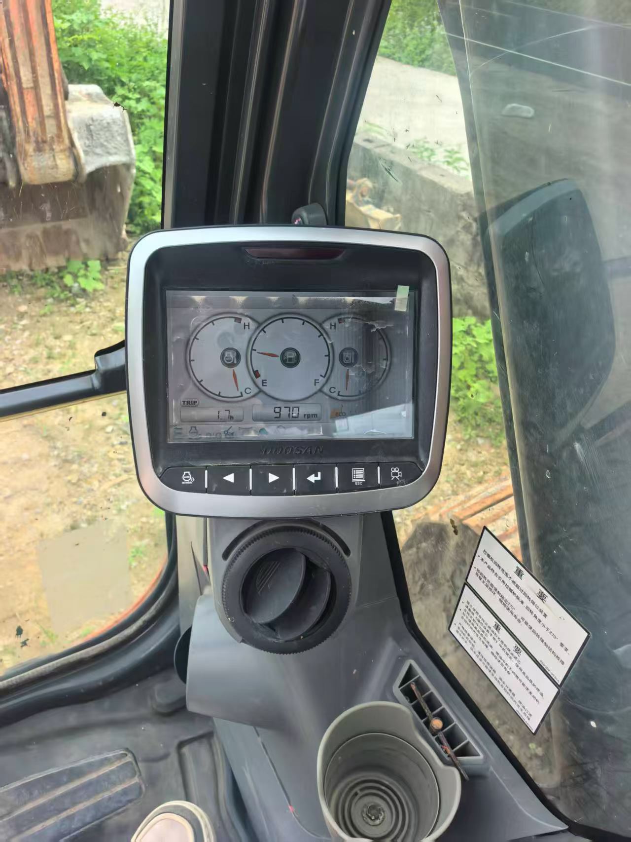 Buy Doosan DX130-9CN Used Excavator / 3