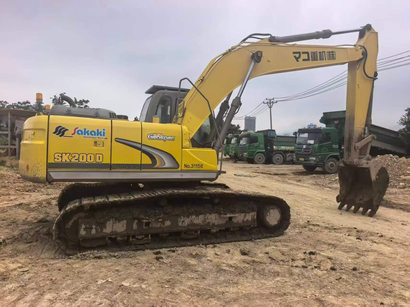 Buy Kobelco SK200-2 Used Excavator / 6