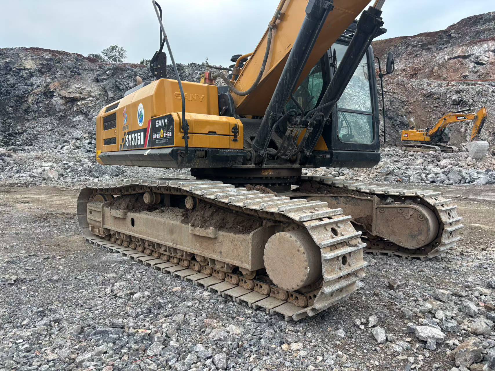 Buy Sany SY375H Used Excavator / 5