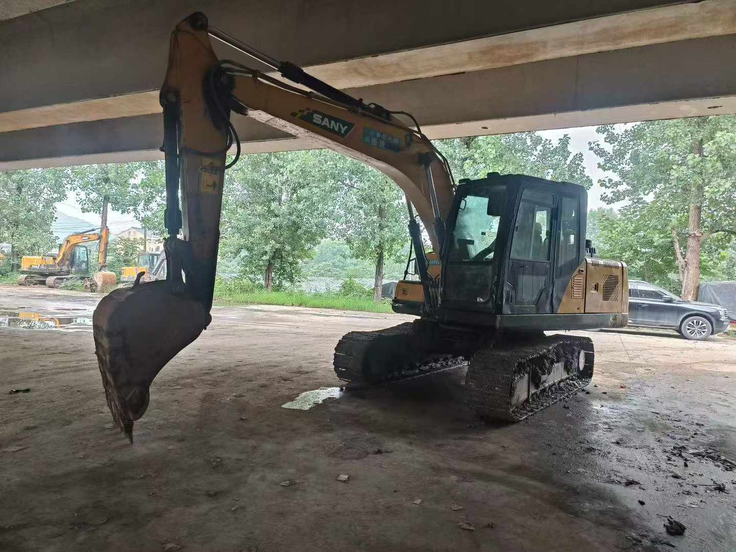 Buy Sany SY125C Used Excavator / 8