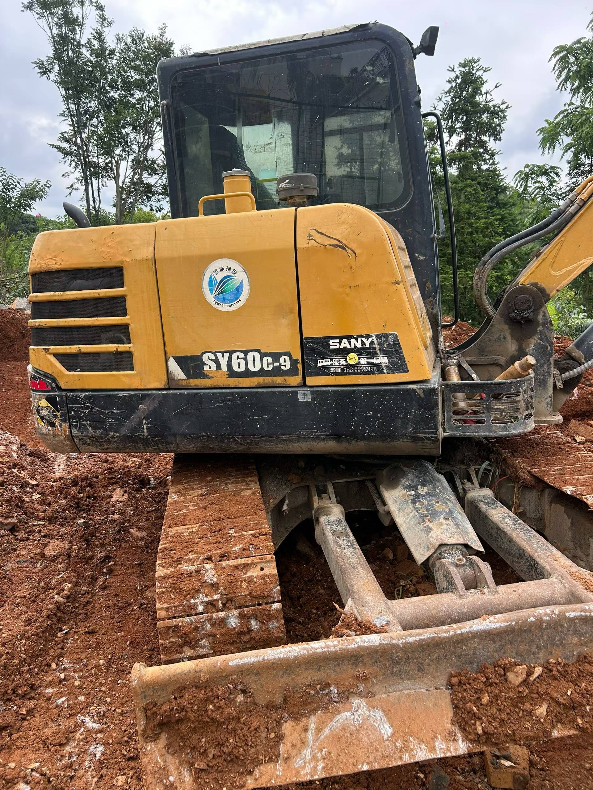 Buy Sany SY55 Used Excavator / 9