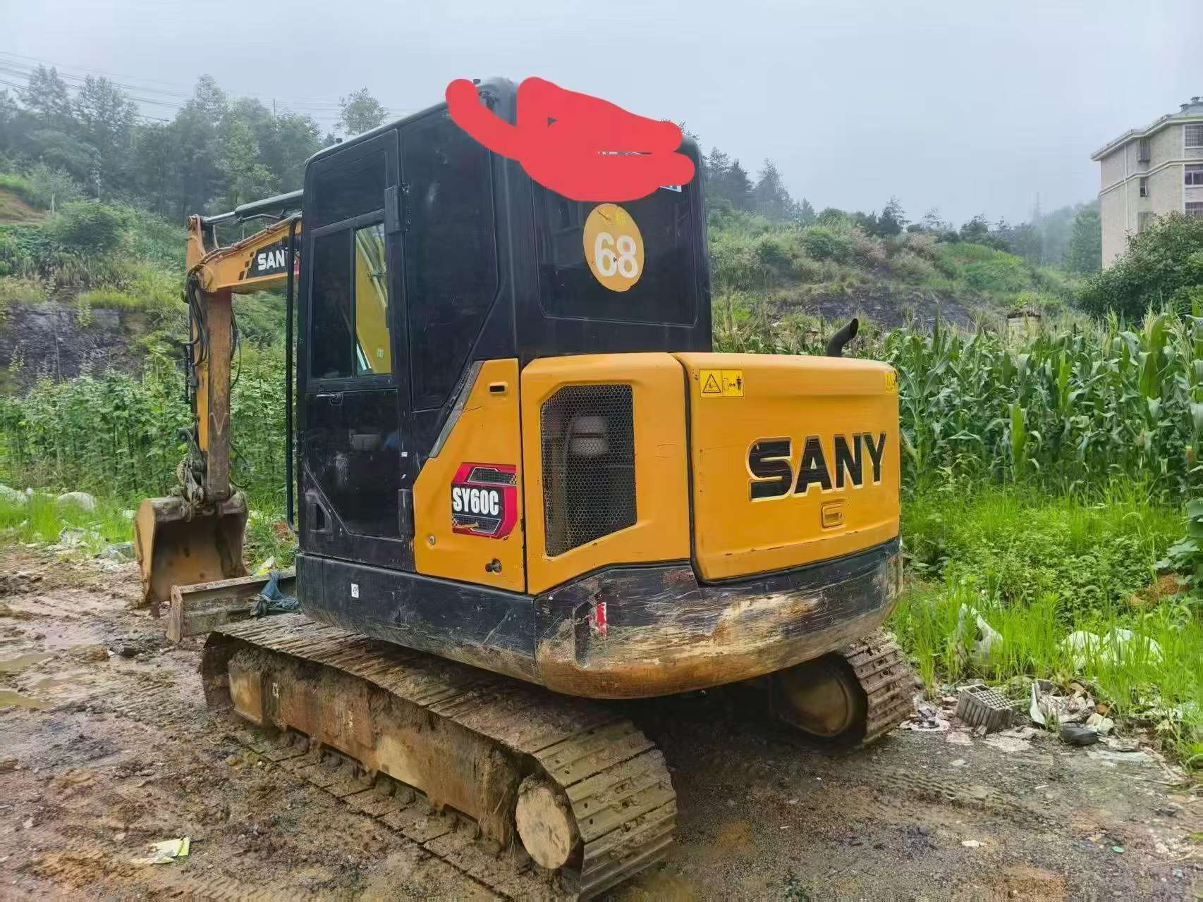 Buy Sany SY60 Used Excavator / 7
