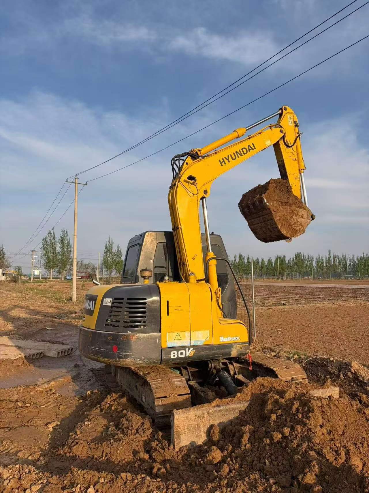 Buy Hyundai R80G Used Excavator / 4
