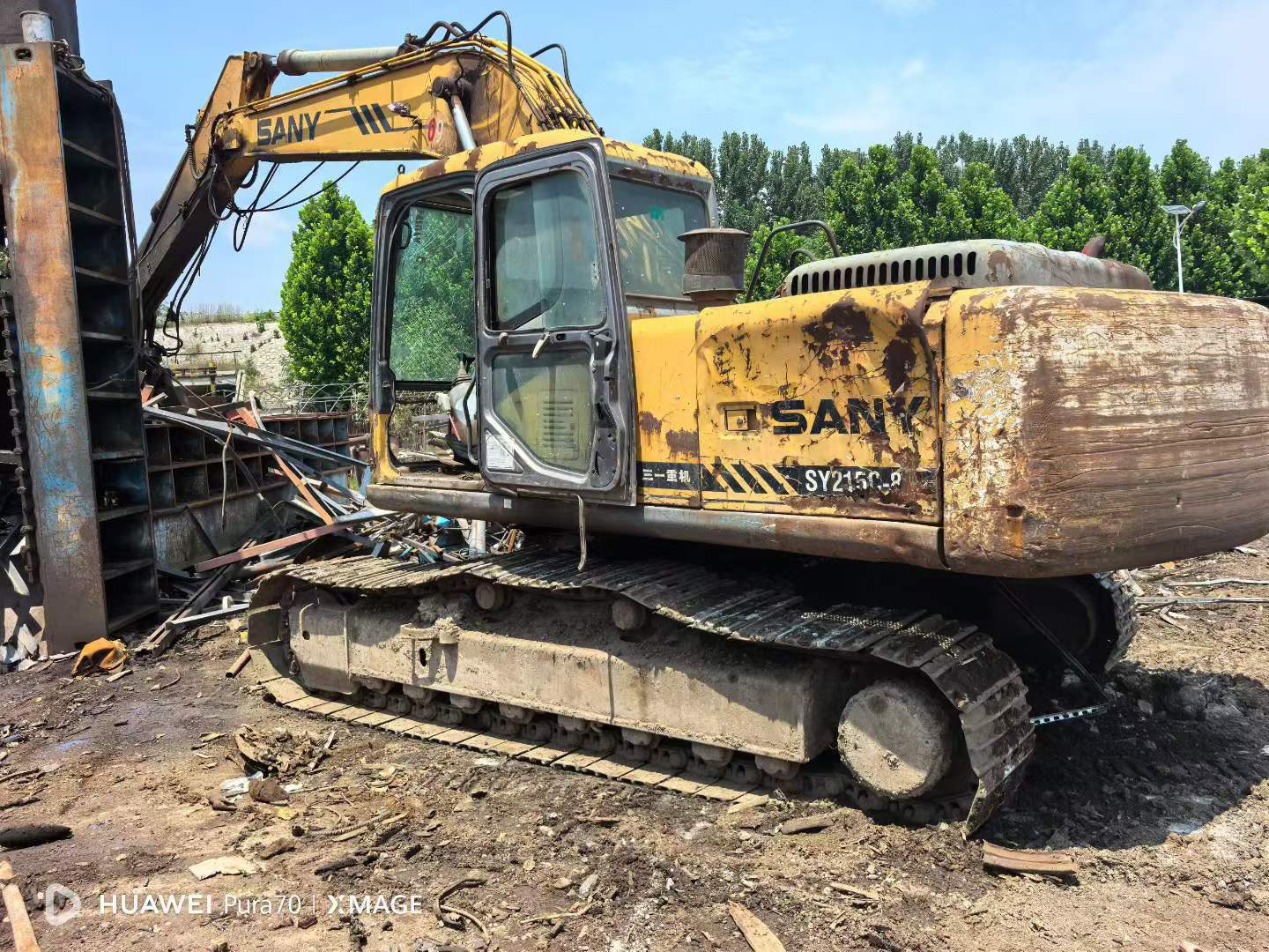 Buy Sany SY215C-8 Used Excavator / 2