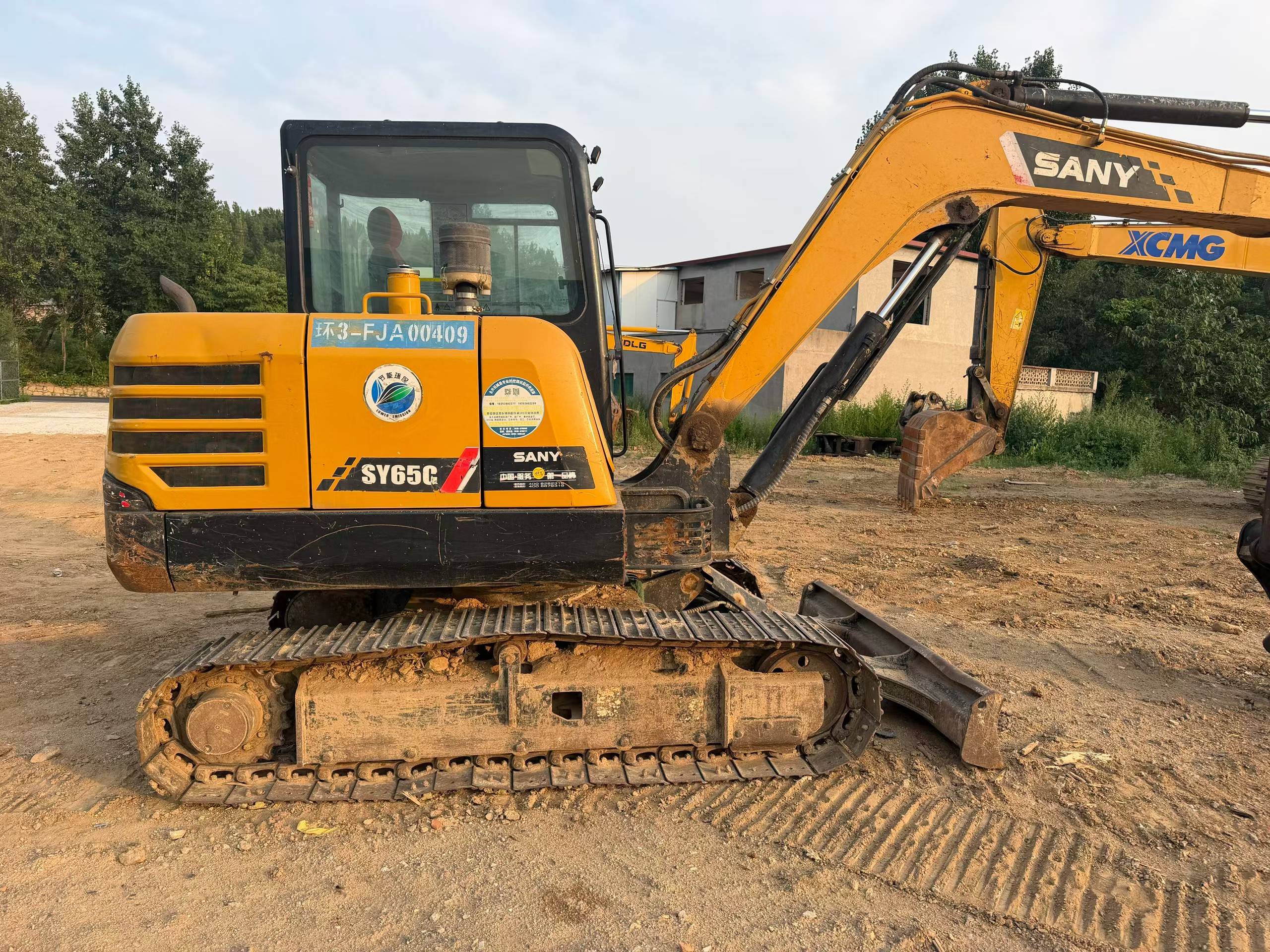 Buy Sany SY55 Used Excavator / 7