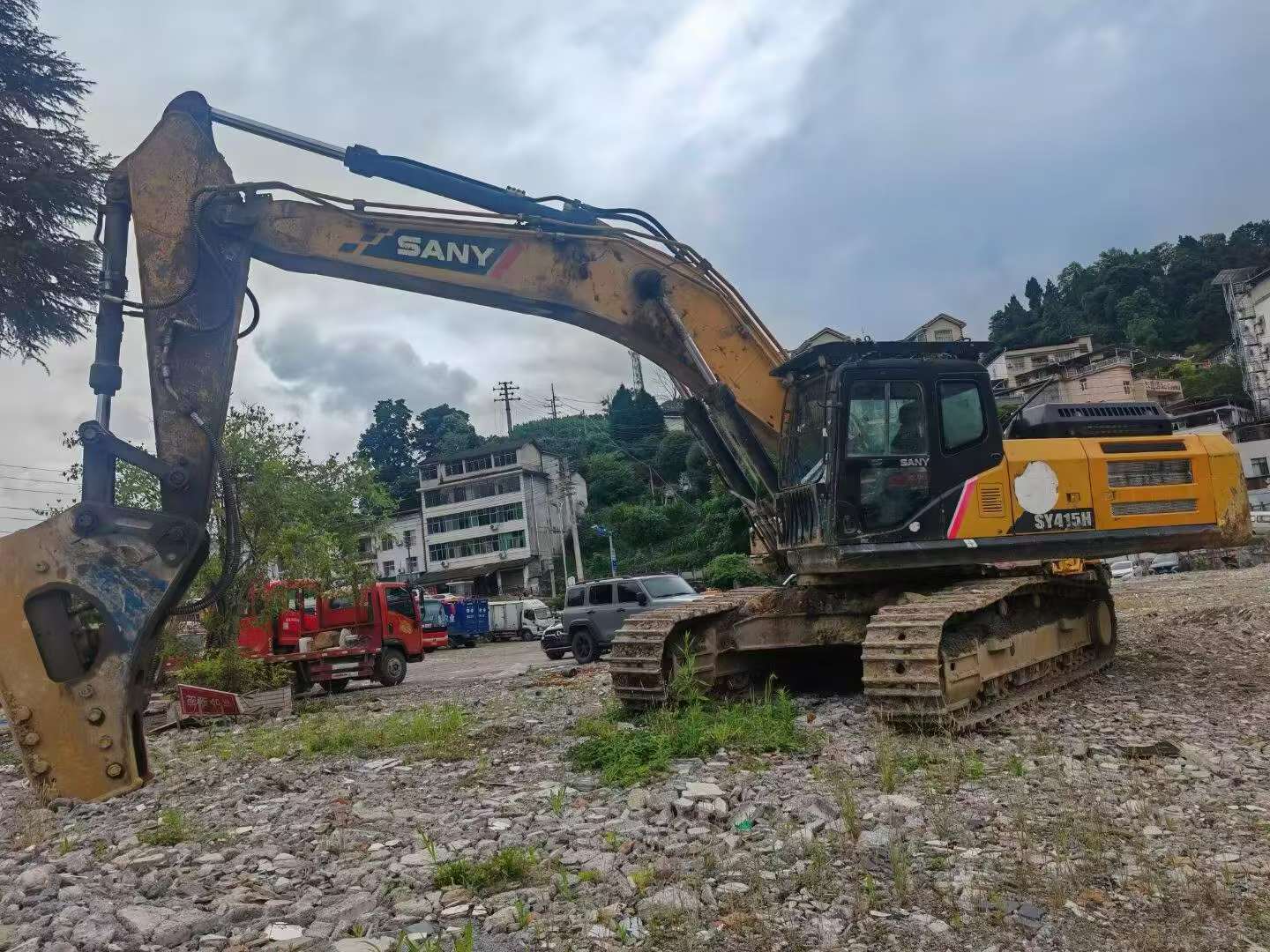 Buy Sany SY375H Used Excavator / 3