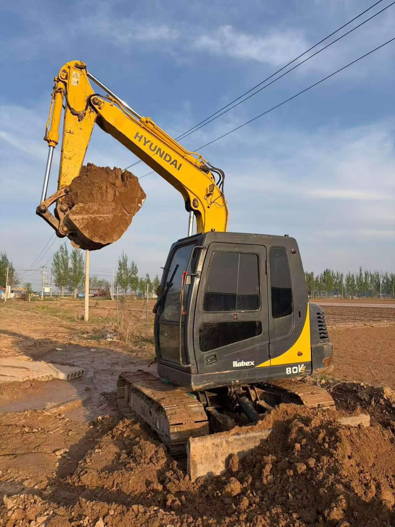 Buy Hyundai R80G Used Excavator / 2