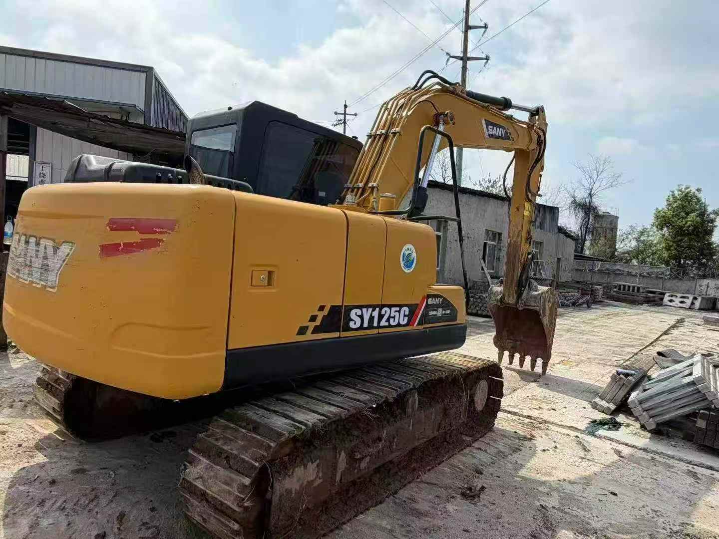 Buy Sany SY125C Used Excavator / 6