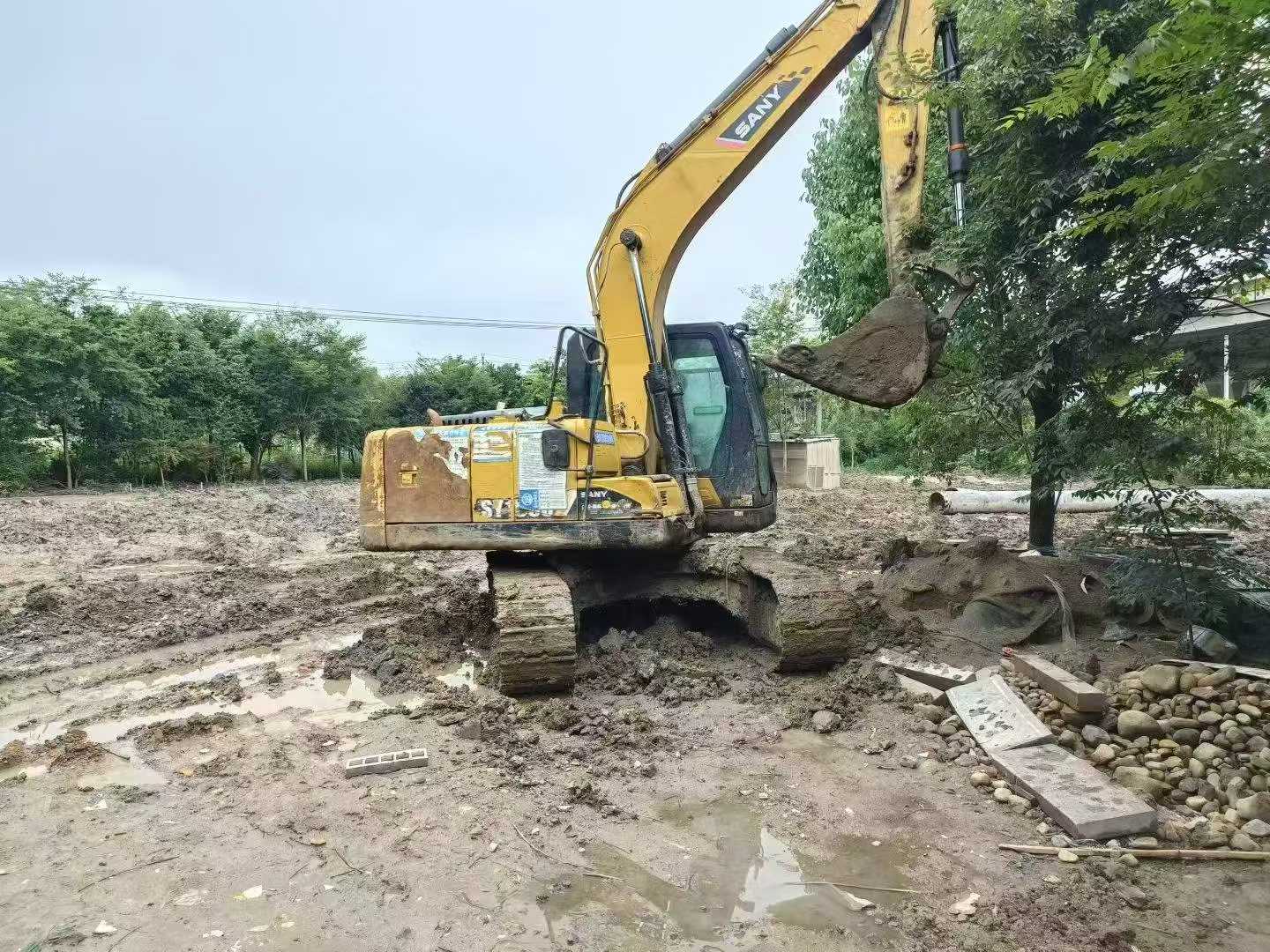 Buy Sany SY125C Used Excavator / 6