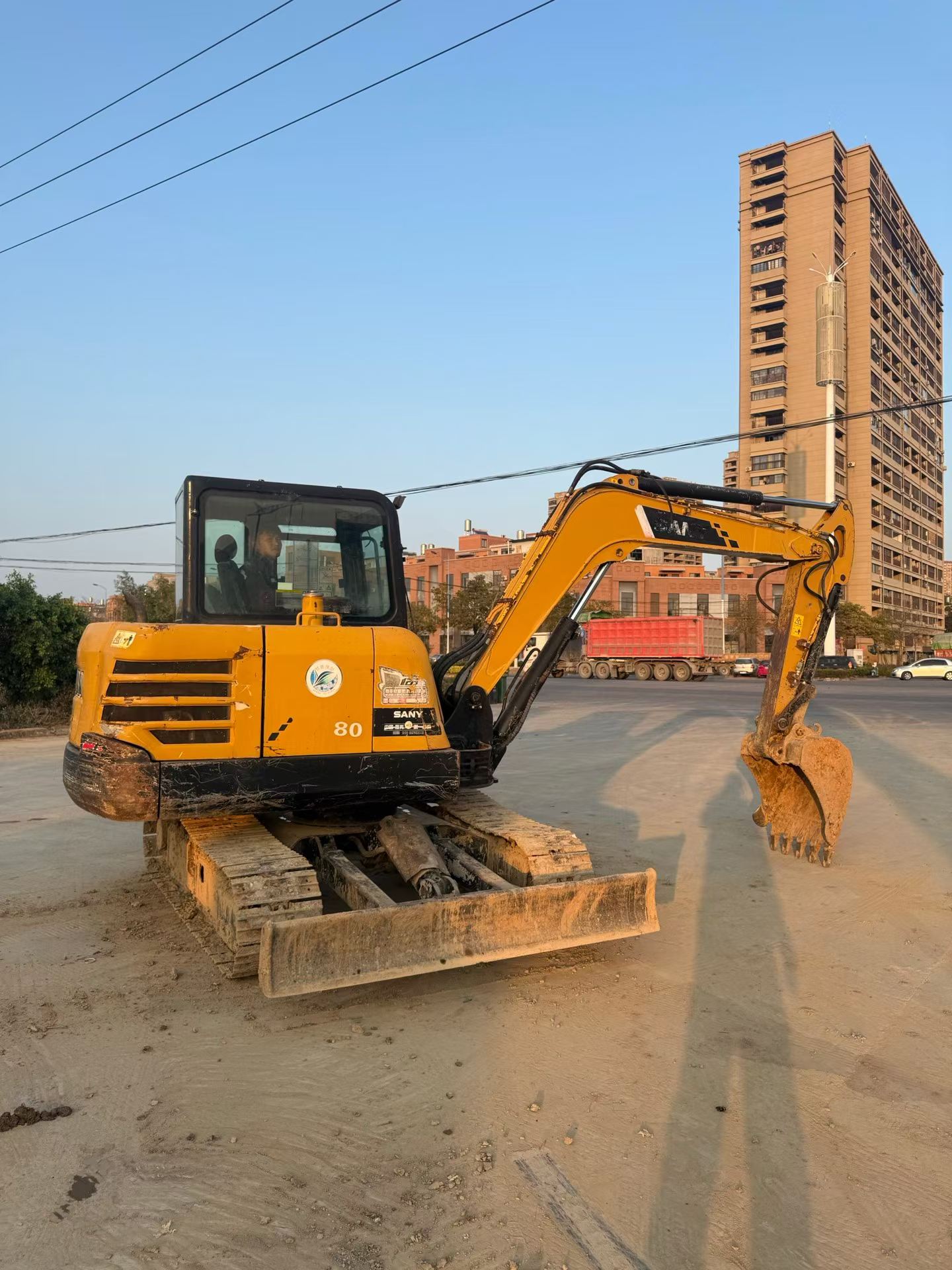 Buy Sany SY55 Used Excavator / 7