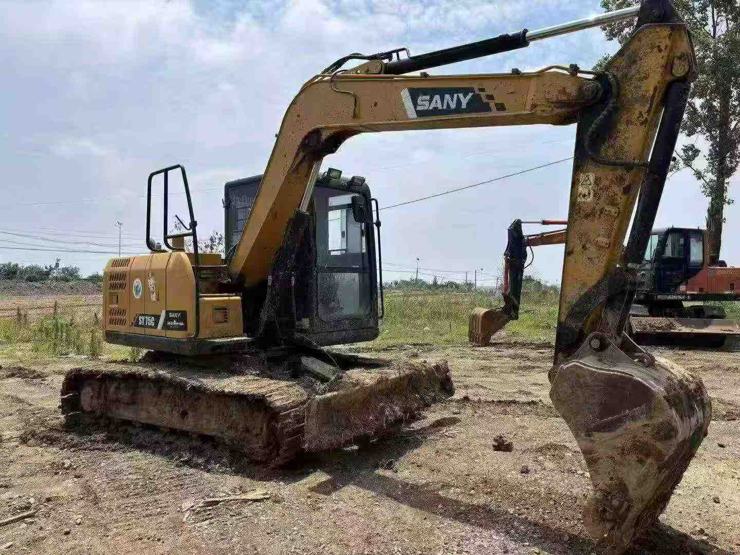 Buy Sany SY75 Used Excavator / 3