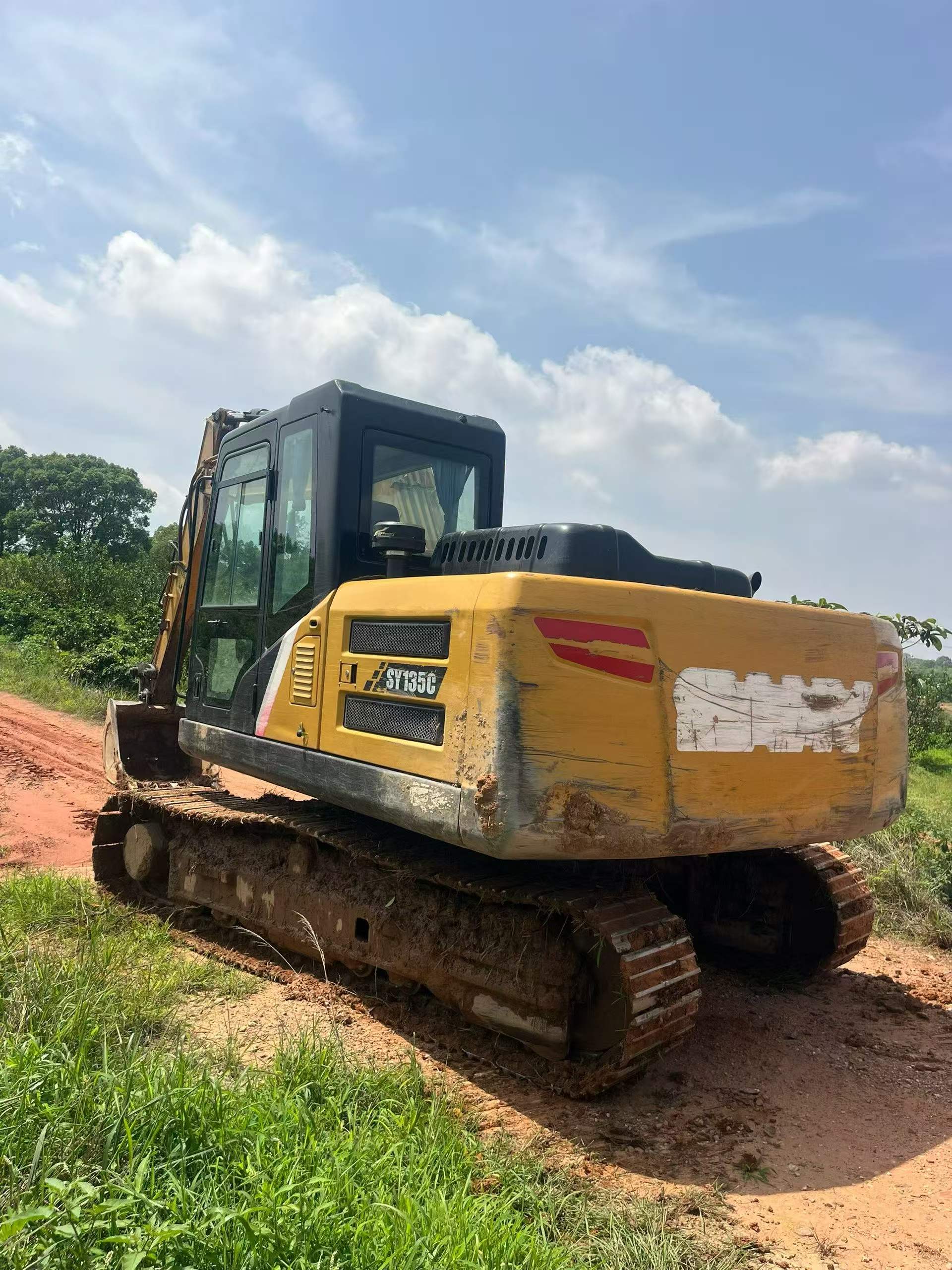 Buy Sany SY135 Used Excavator / 3