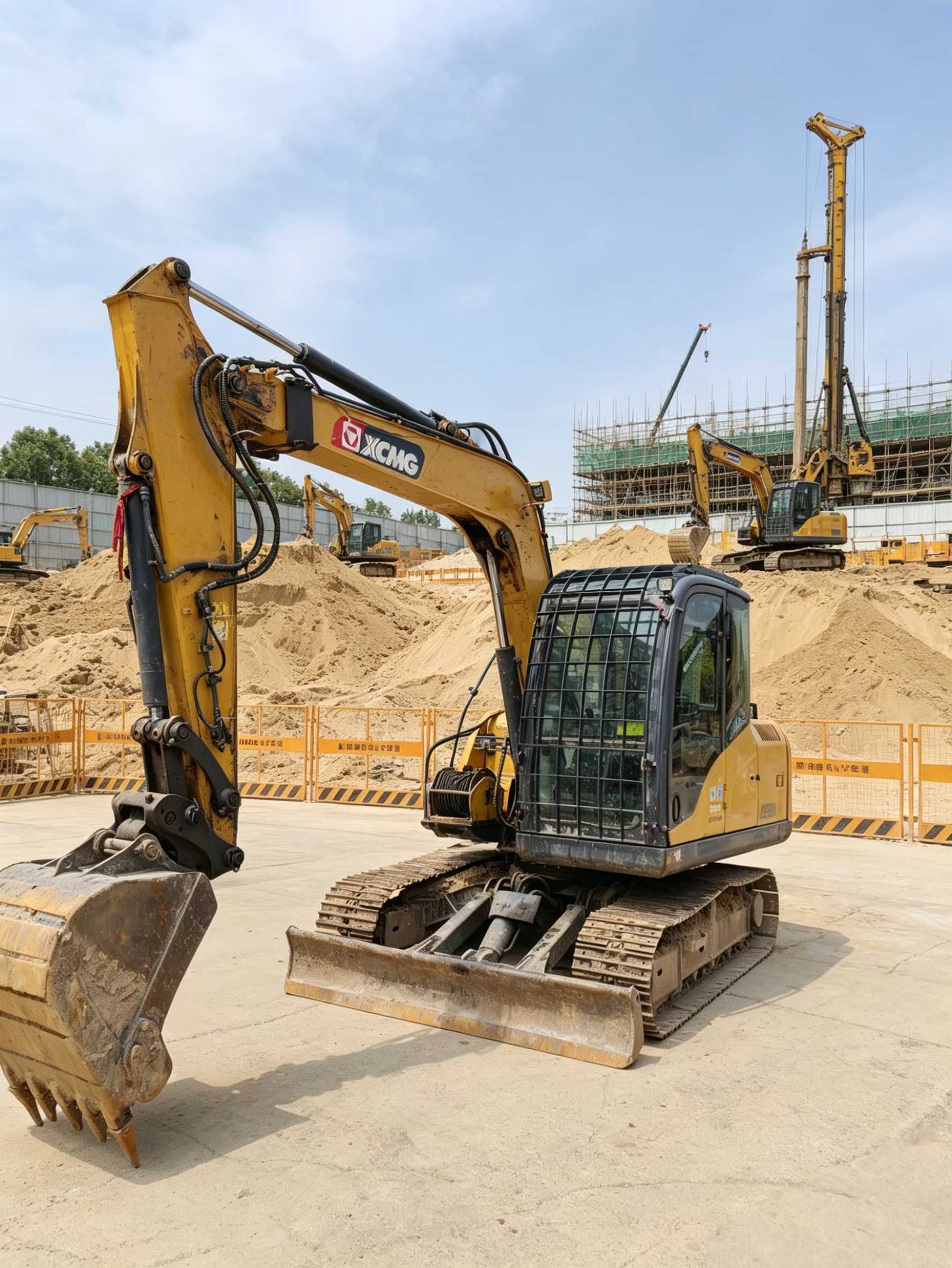 Buy XCMG XE85C Used Excavator / 2