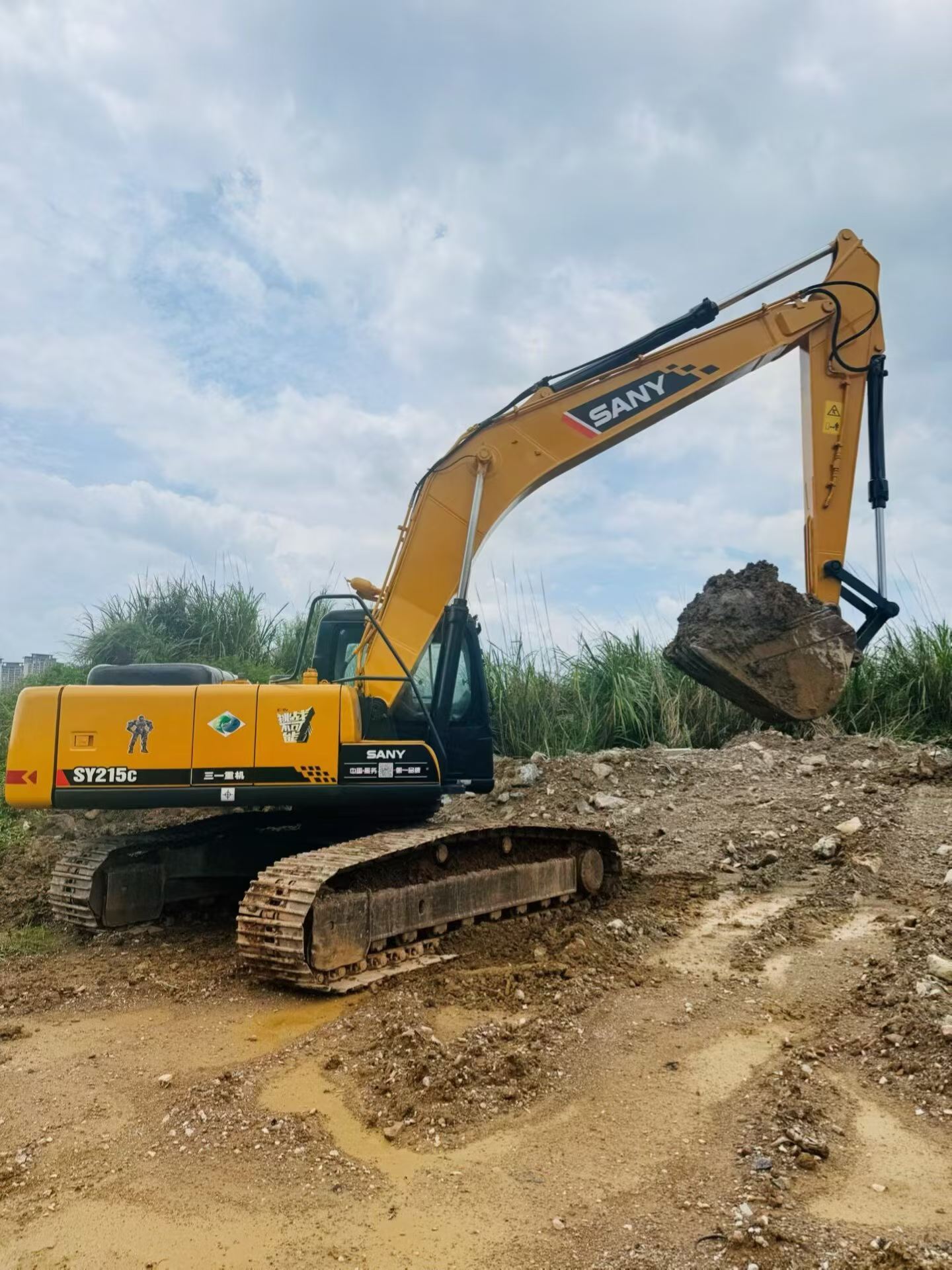 Buy Sany SY215C Used Excavator / 3