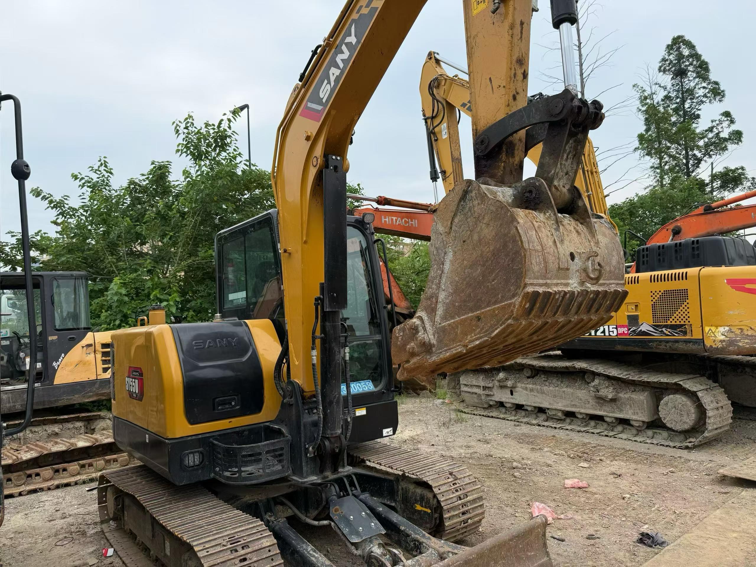 Buy Sany SY55 Used Excavator / 3