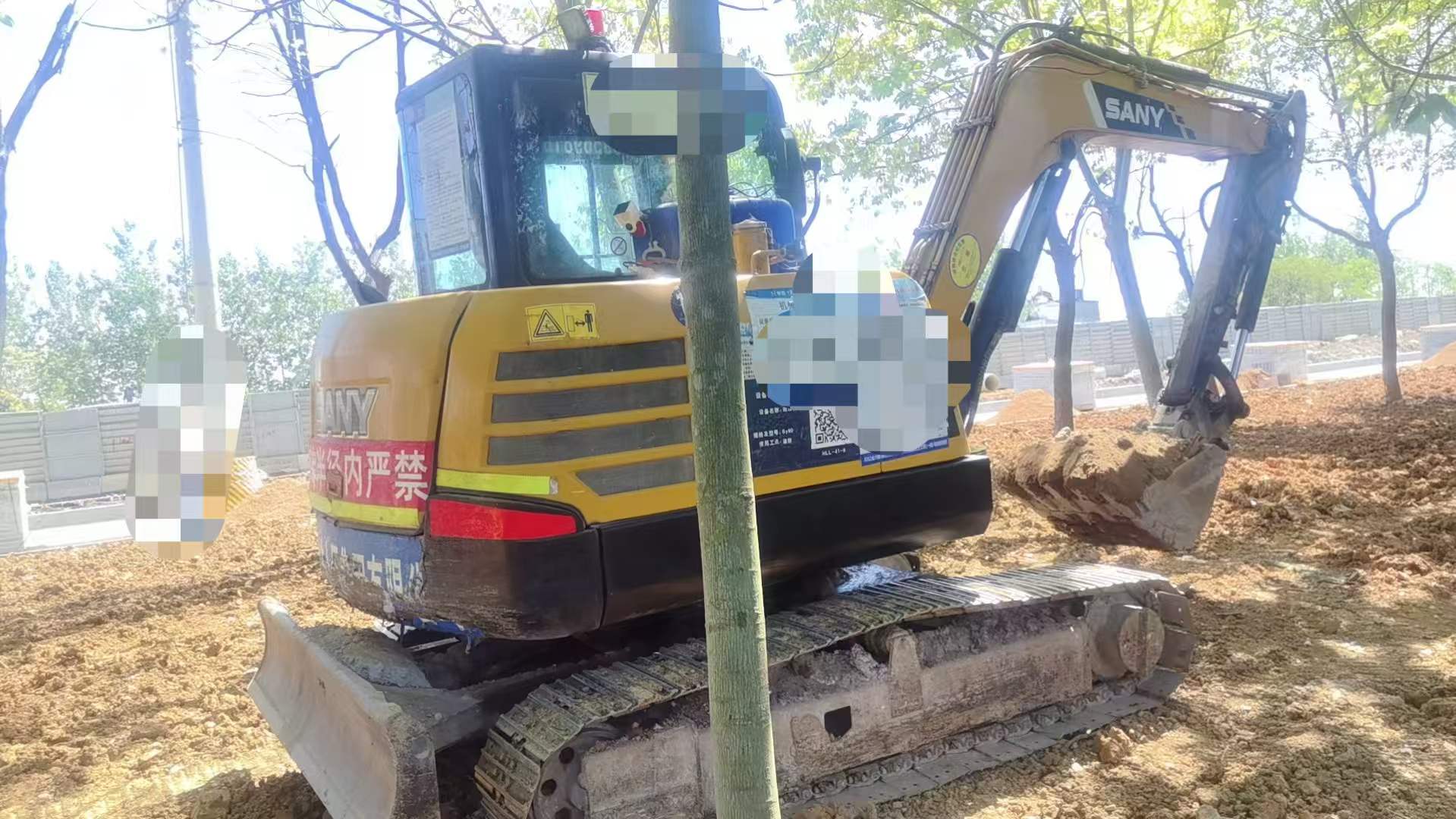 Buy Sany SY60 Used Excavator / 8