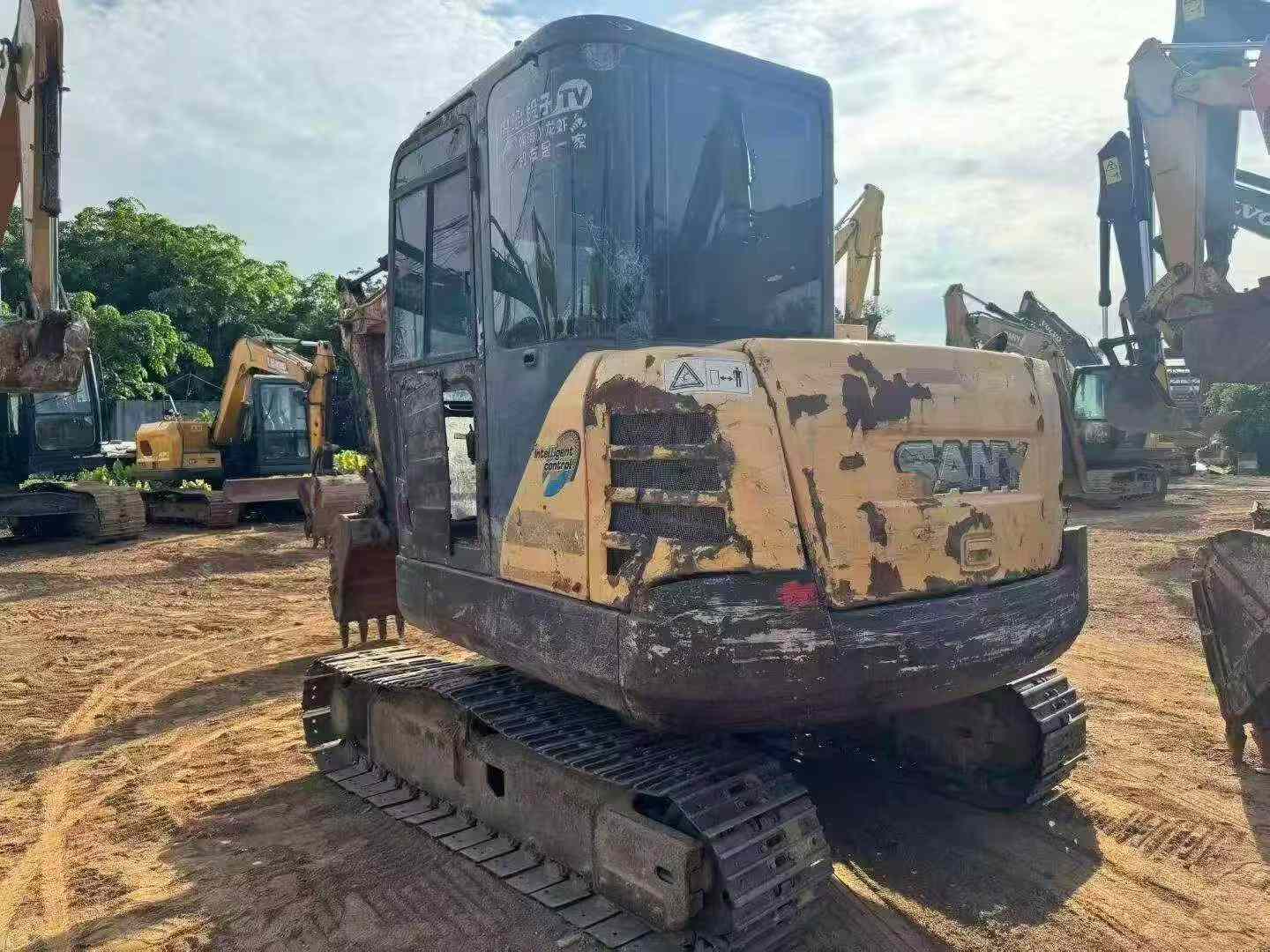 Buy Sany SY55 Used Excavator / 3