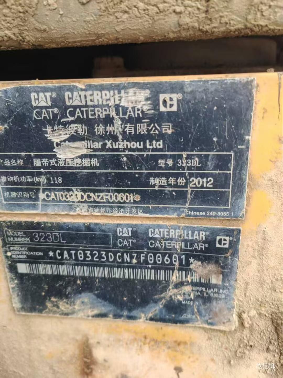 Buy Caterpillar 323 Used Excavator / 6