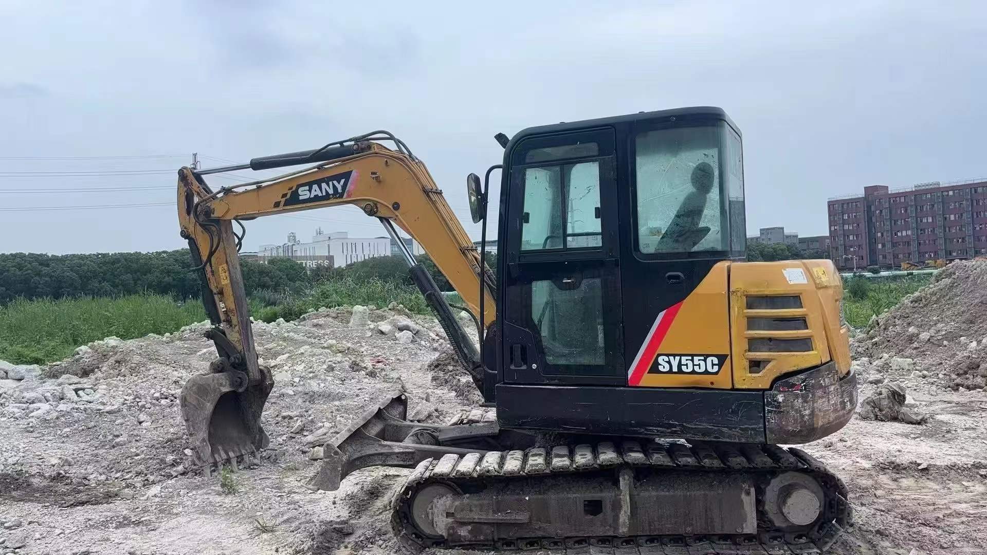 Buy Sany SY55 Used Excavator / 2