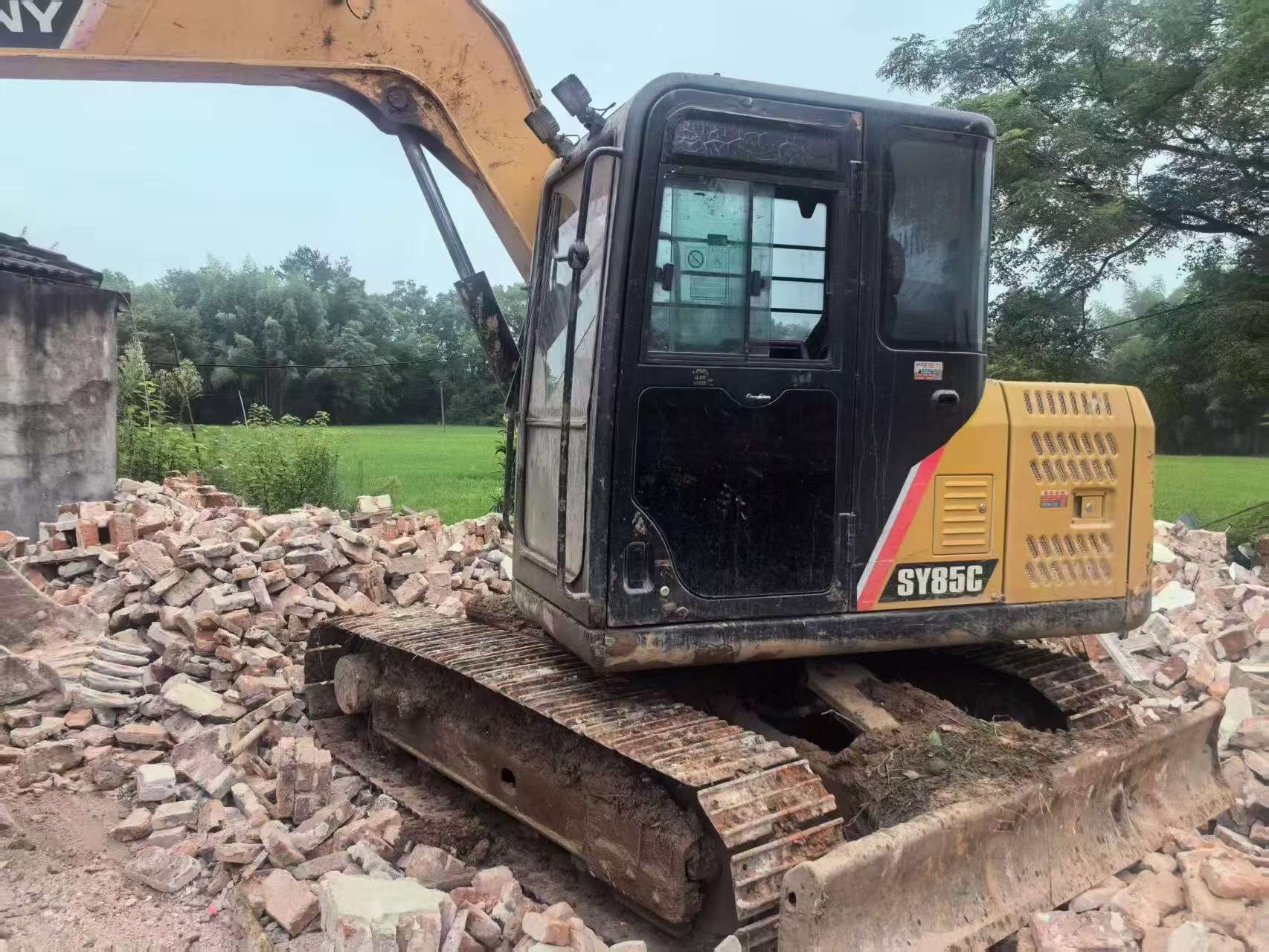Buy Sany SY75C-8 Used Excavator / 5