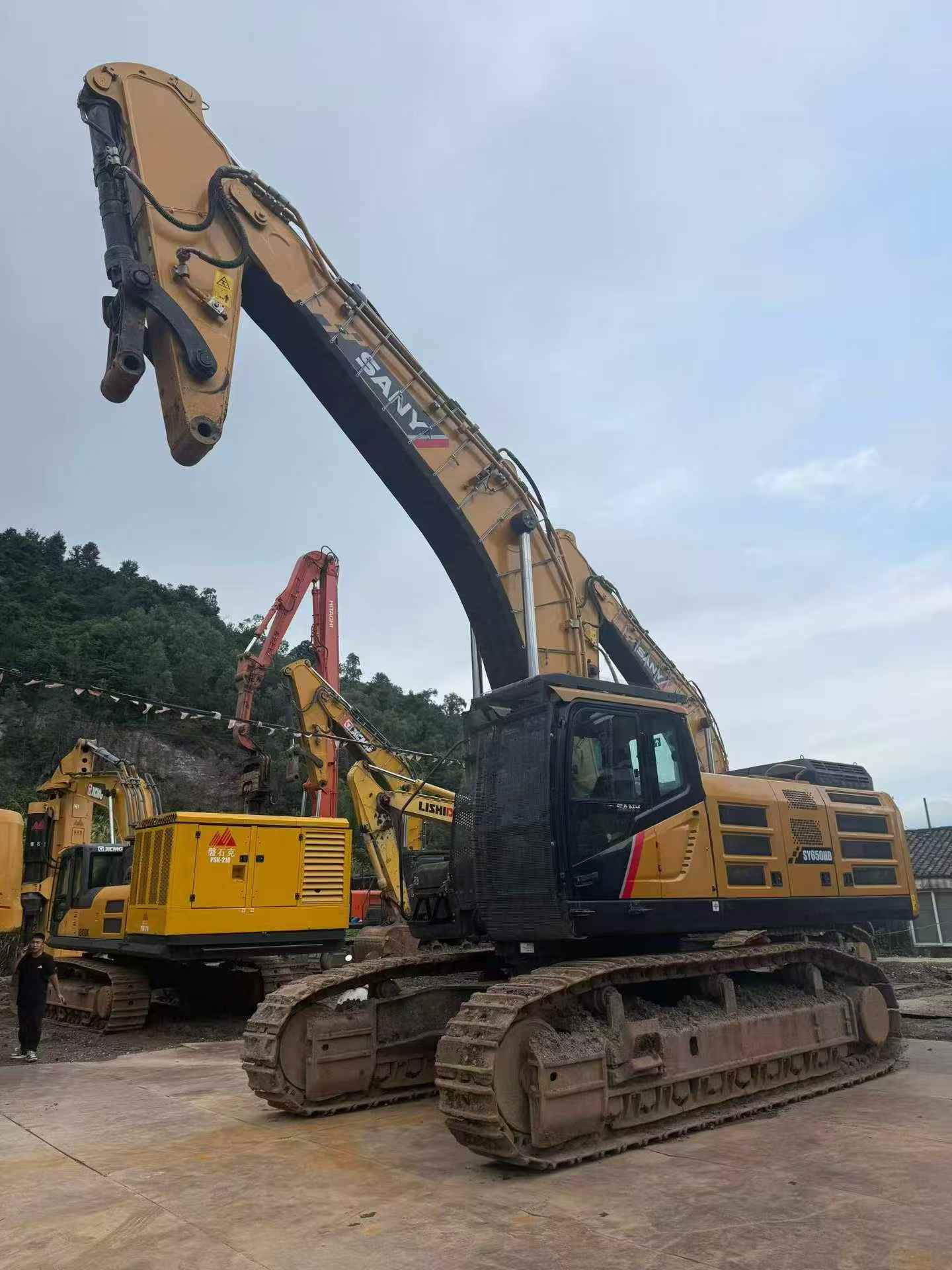 Buy Sany SY650HB Used Excavator / 9