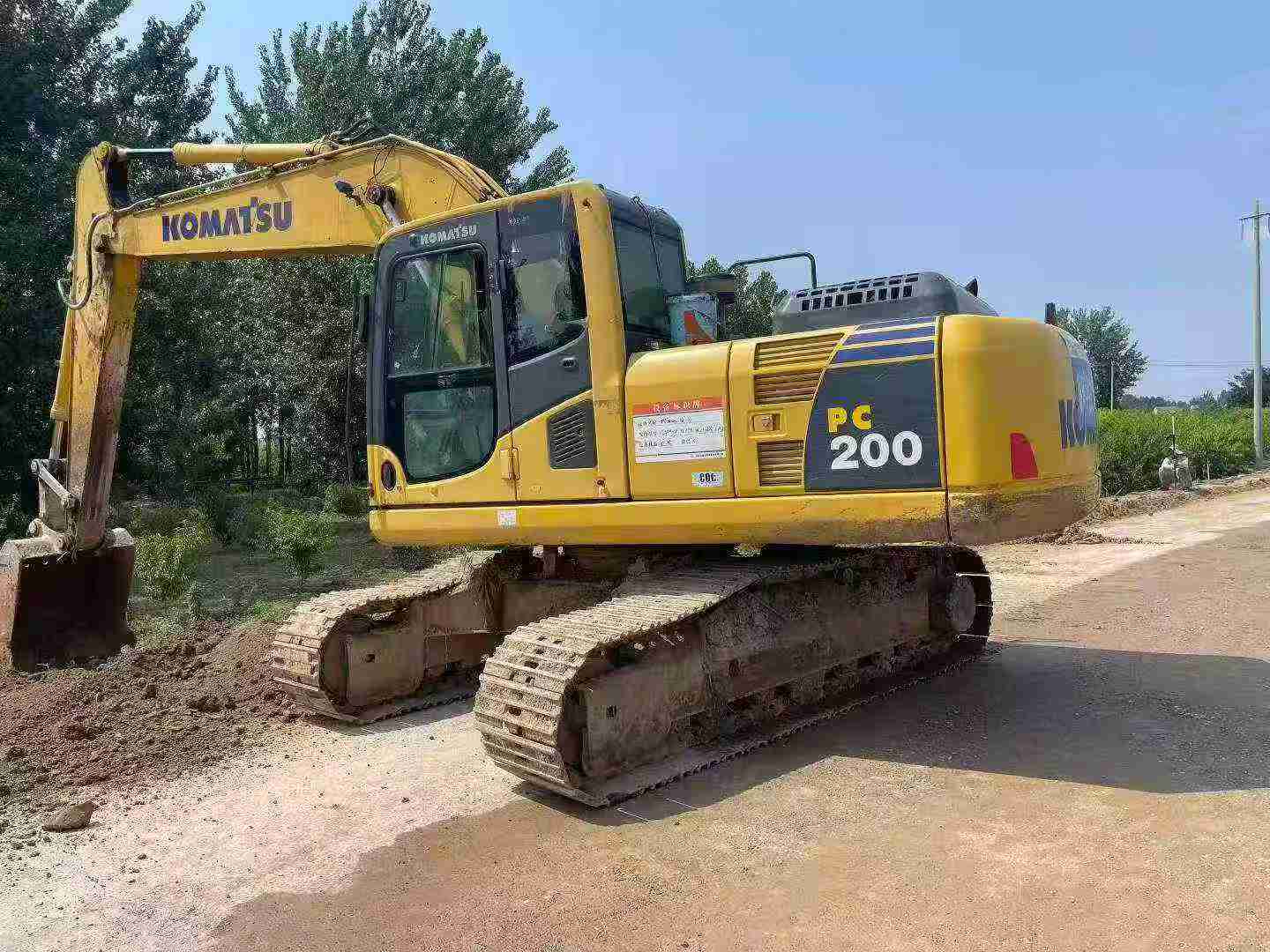 Buy Komatsu PC200 Used Excavator / 6