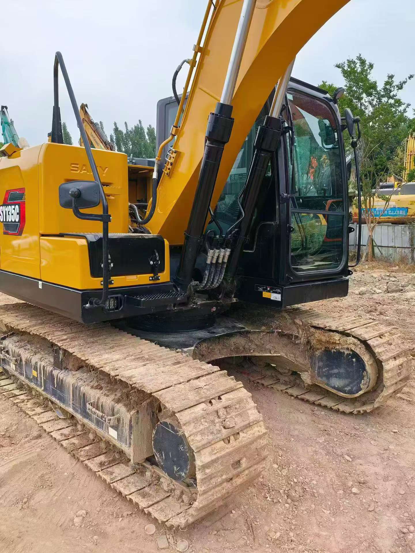 Buy Sany SY135 Used Excavator / 3