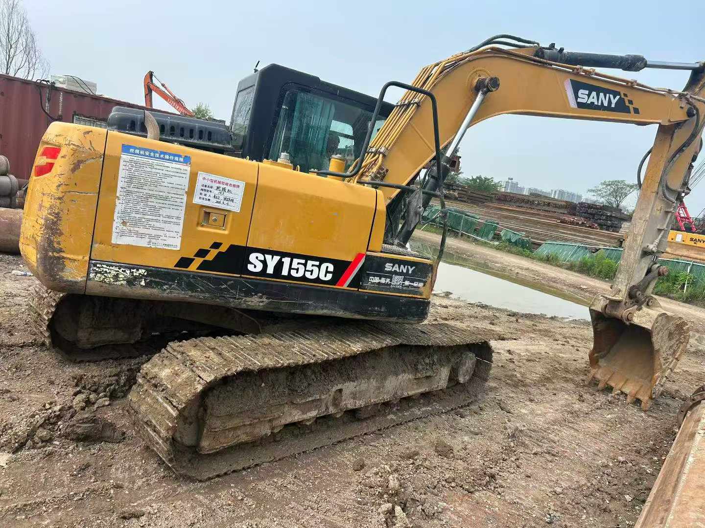 Buy Sany SY135 Used Excavator / 3